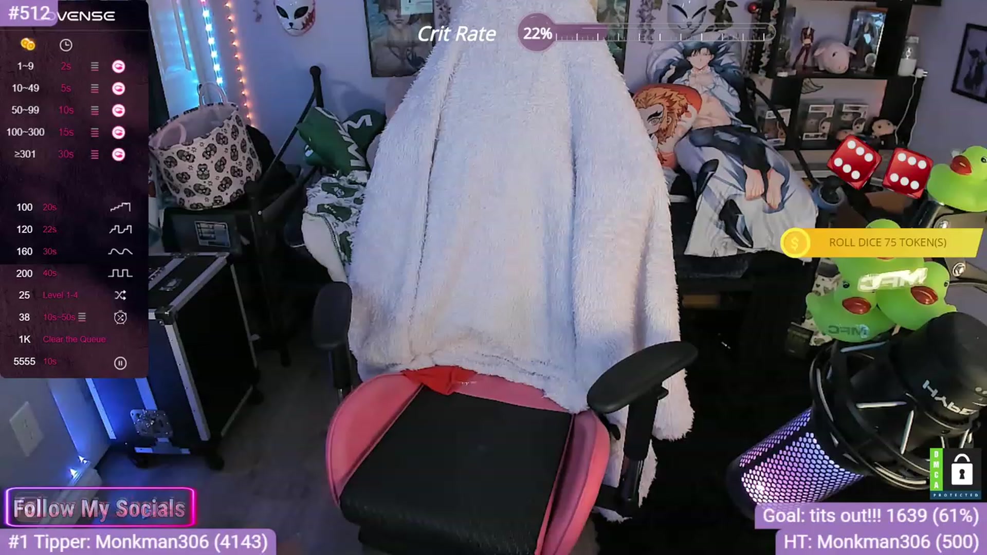 Gallery image thumbnail from Alyx_Singer's myfreecams stream on, 11/27/2023, 21:44 image 16 of 20