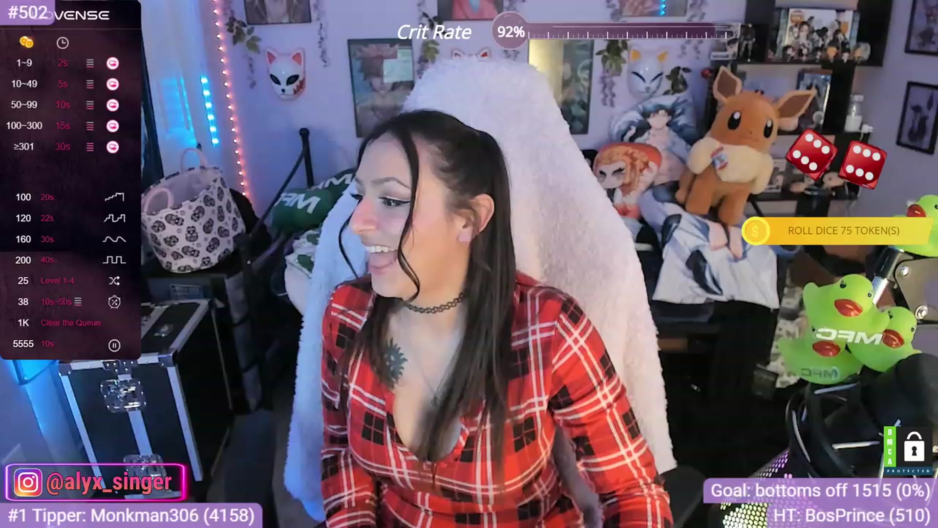Gallery image thumbnail from Alyx_Singer's myfreecams stream on, 11/28/2023, 24:34 image 5 of 20