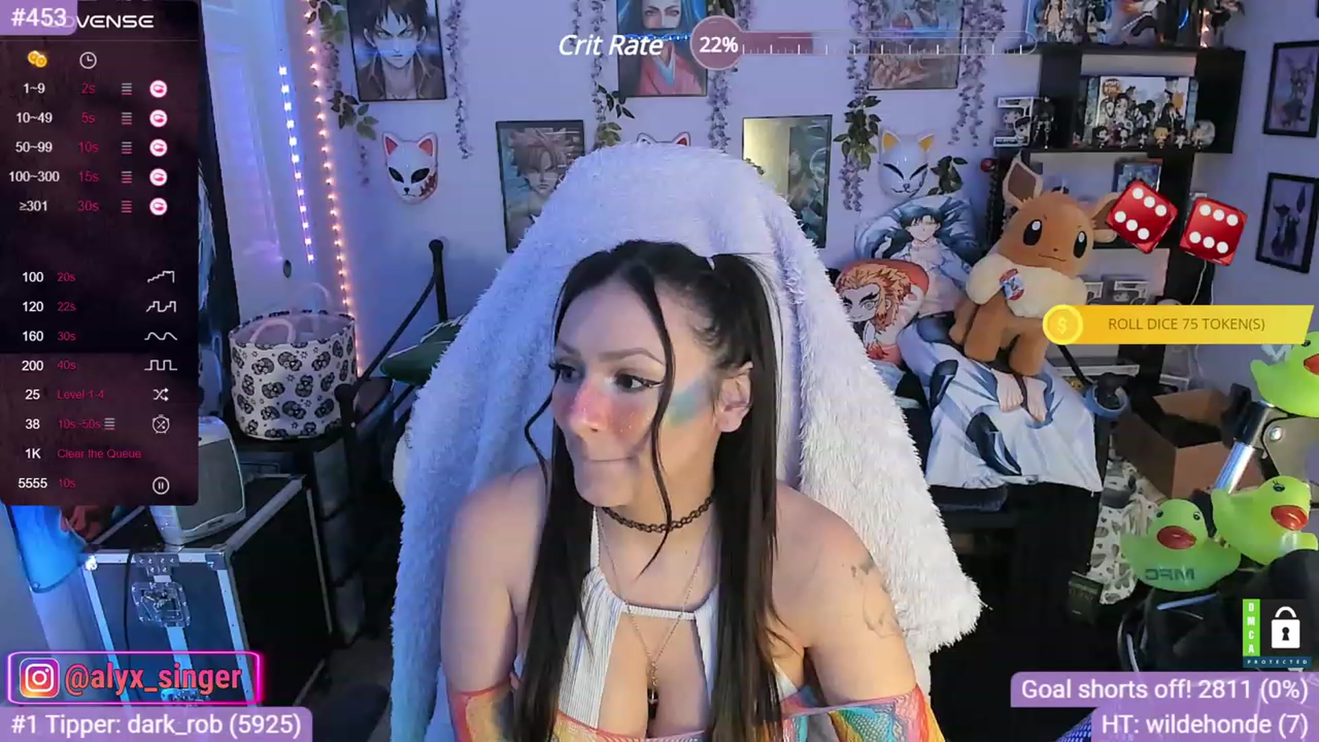 Gallery image thumbnail from Alyx_Singer's myfreecams stream on, 11/30/2023, 20:21 image 5 of 20