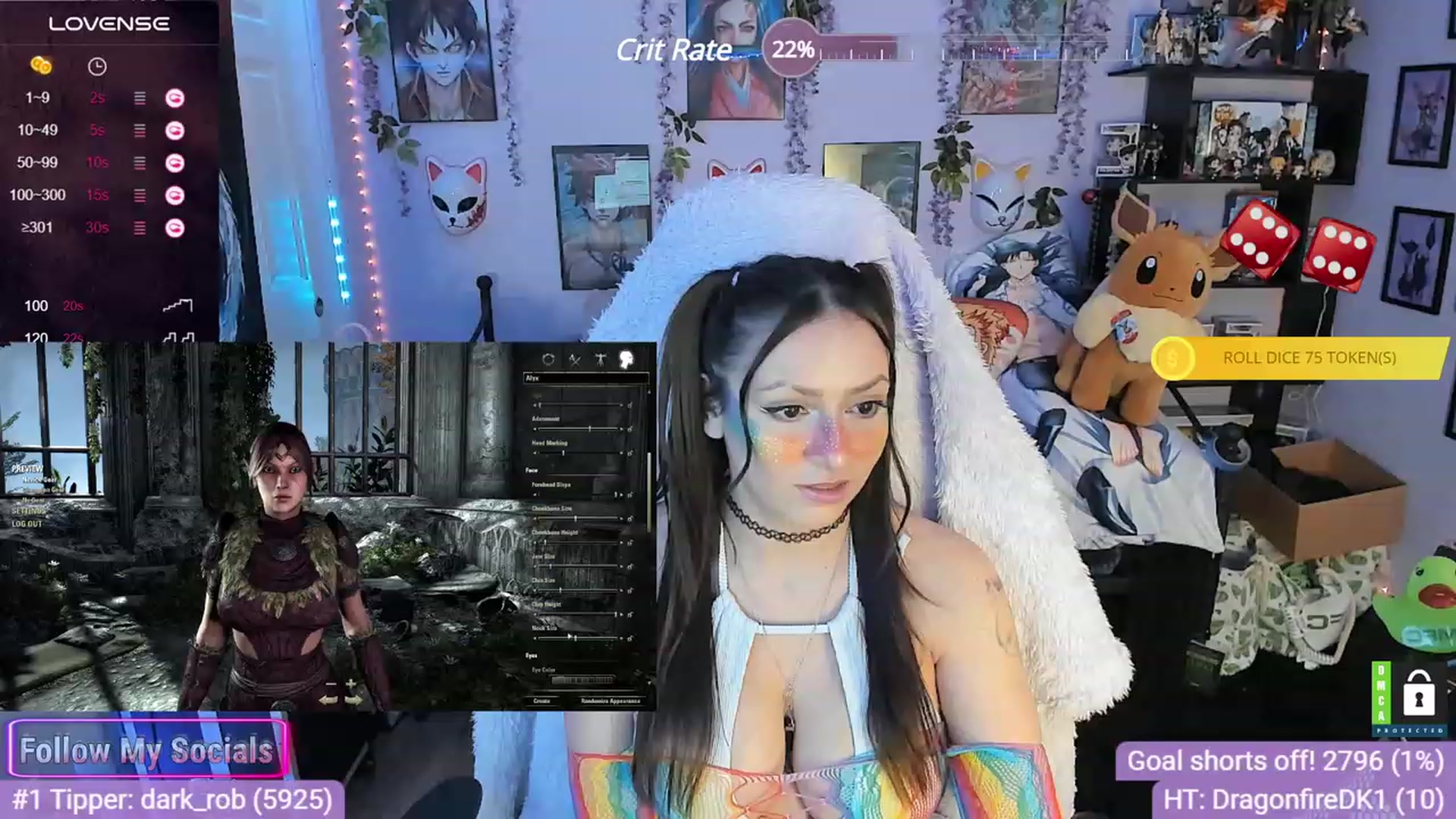 Gallery image thumbnail from Alyx_Singer's myfreecams stream on, 11/30/2023, 20:21 image 9 of 20