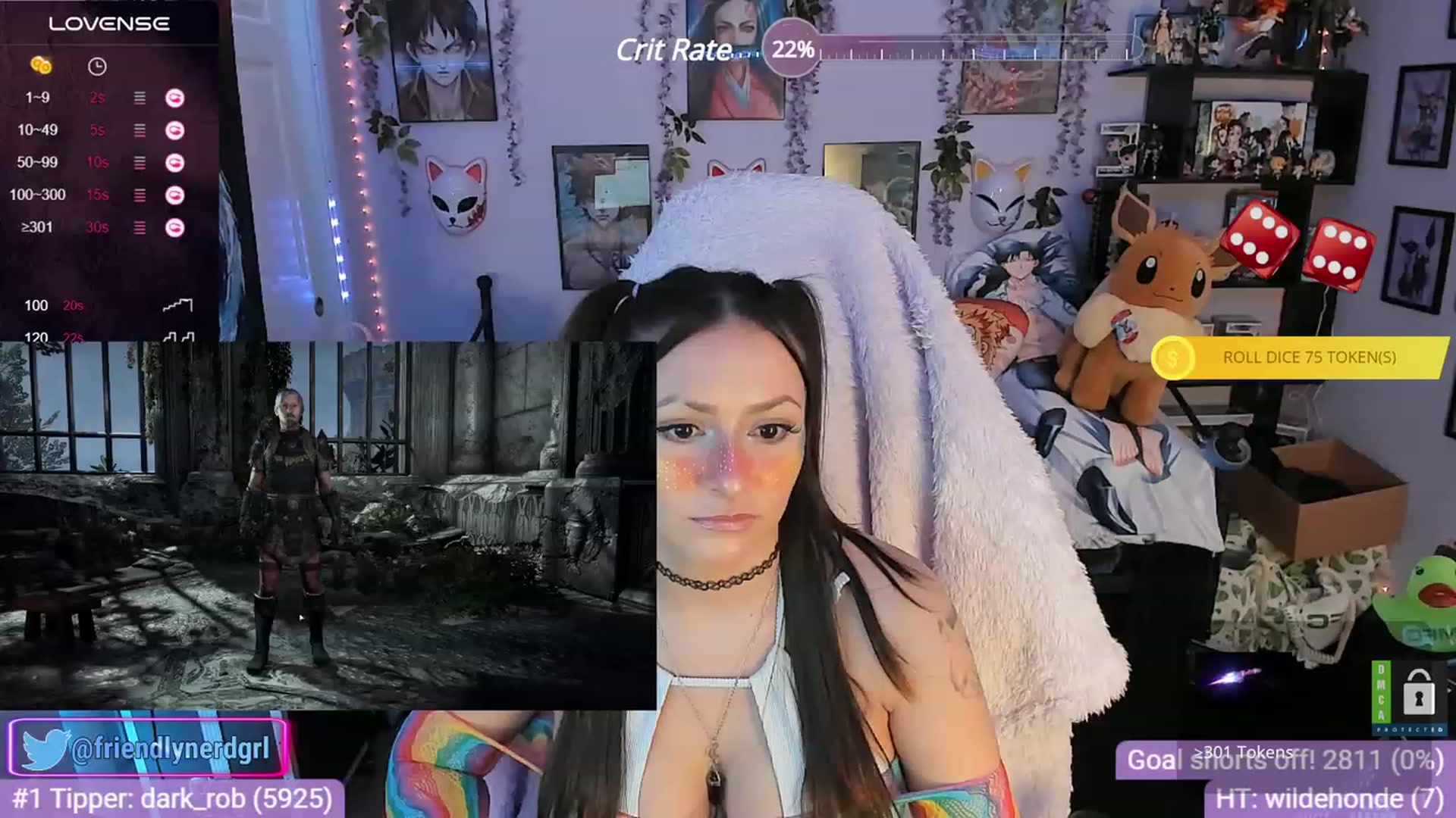 Gallery image thumbnail from Alyx_Singer's myfreecams stream on, 11/30/2023, 20:21 image 7 of 20