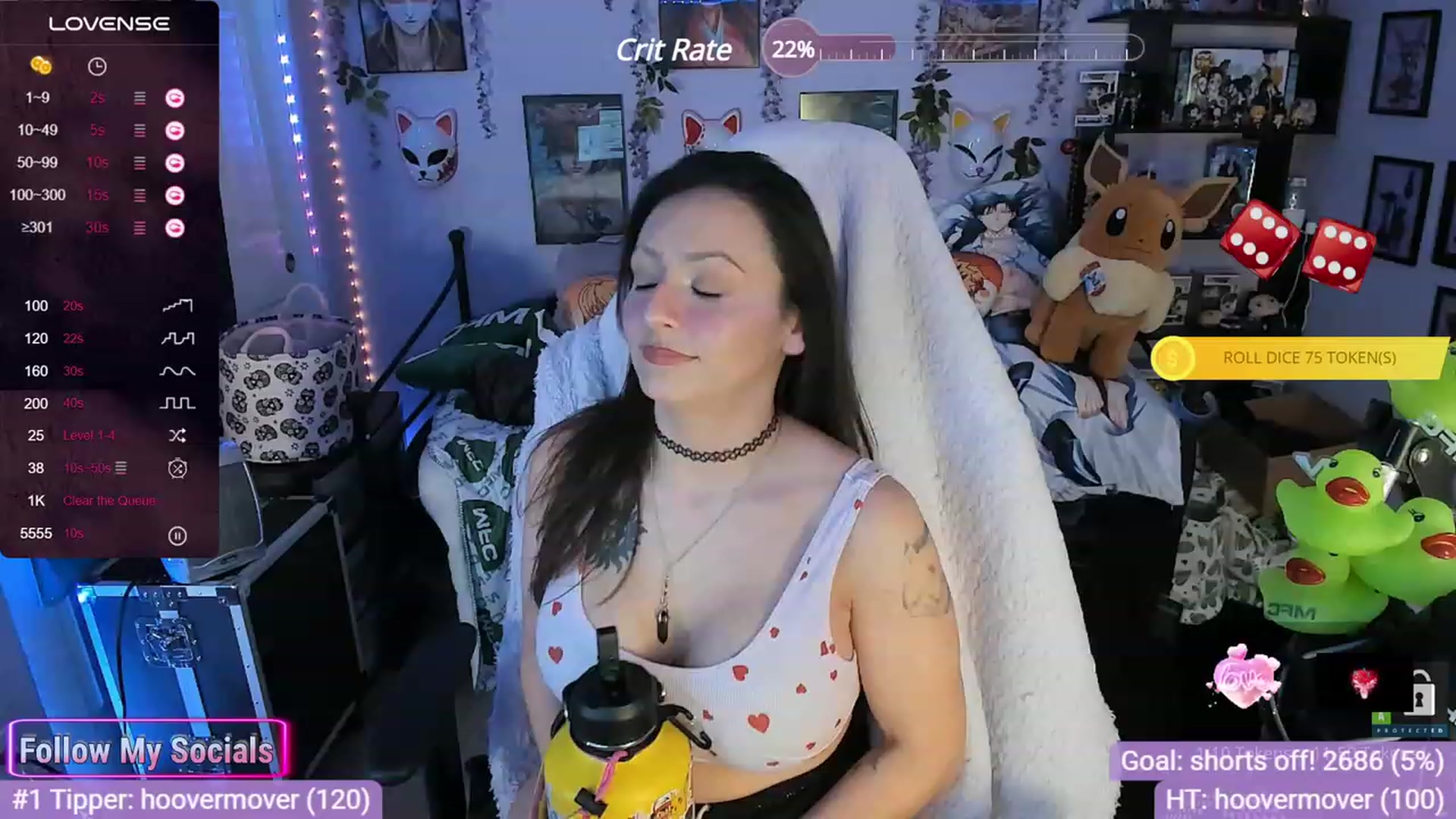 Gallery image thumbnail from Alyx_Singer's myfreecams stream on, 12/01/2023, 21:58 image 1 of 20