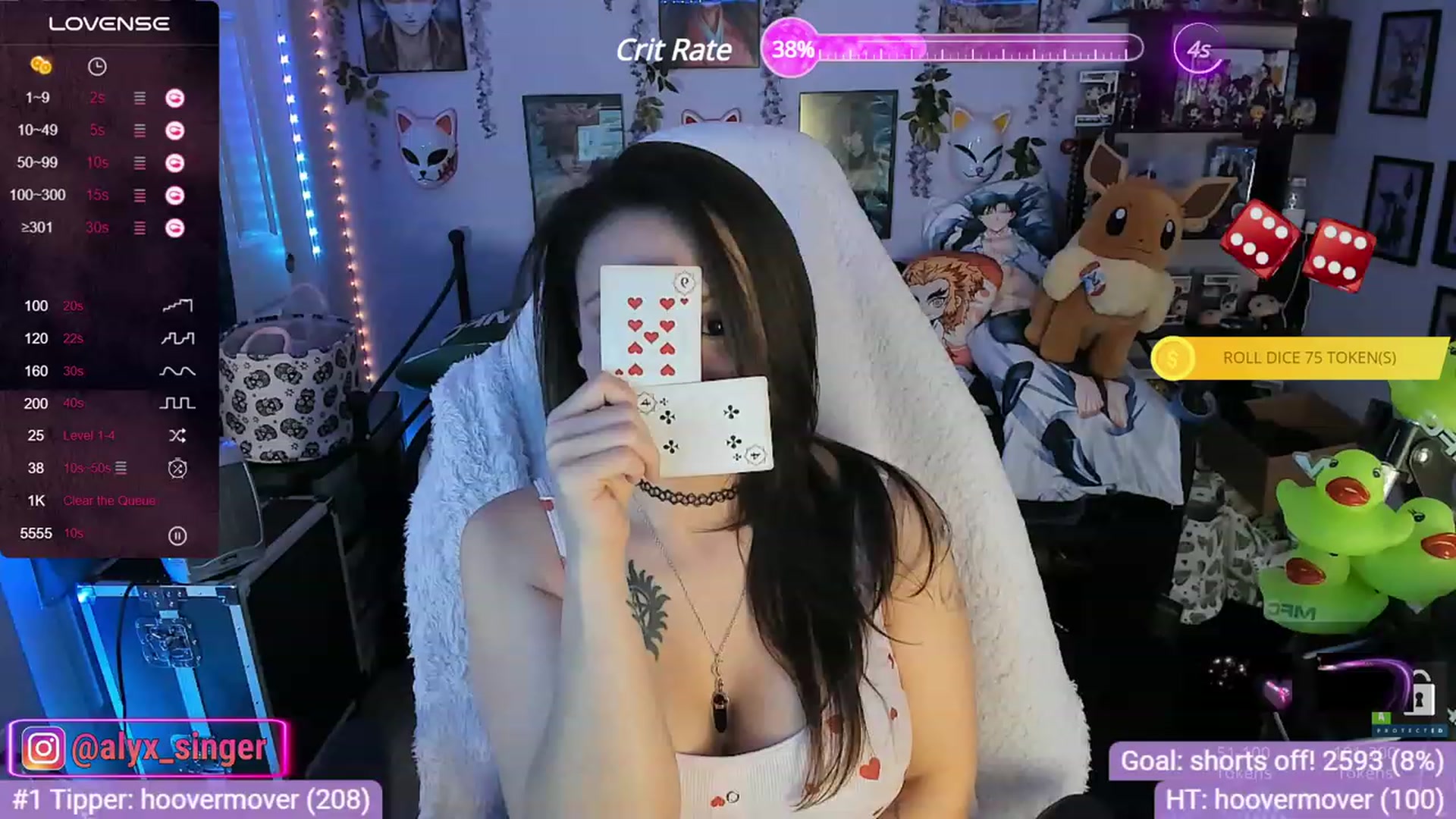 Gallery image thumbnail from Alyx_Singer's myfreecams stream on, 12/01/2023, 21:58 image 5 of 20