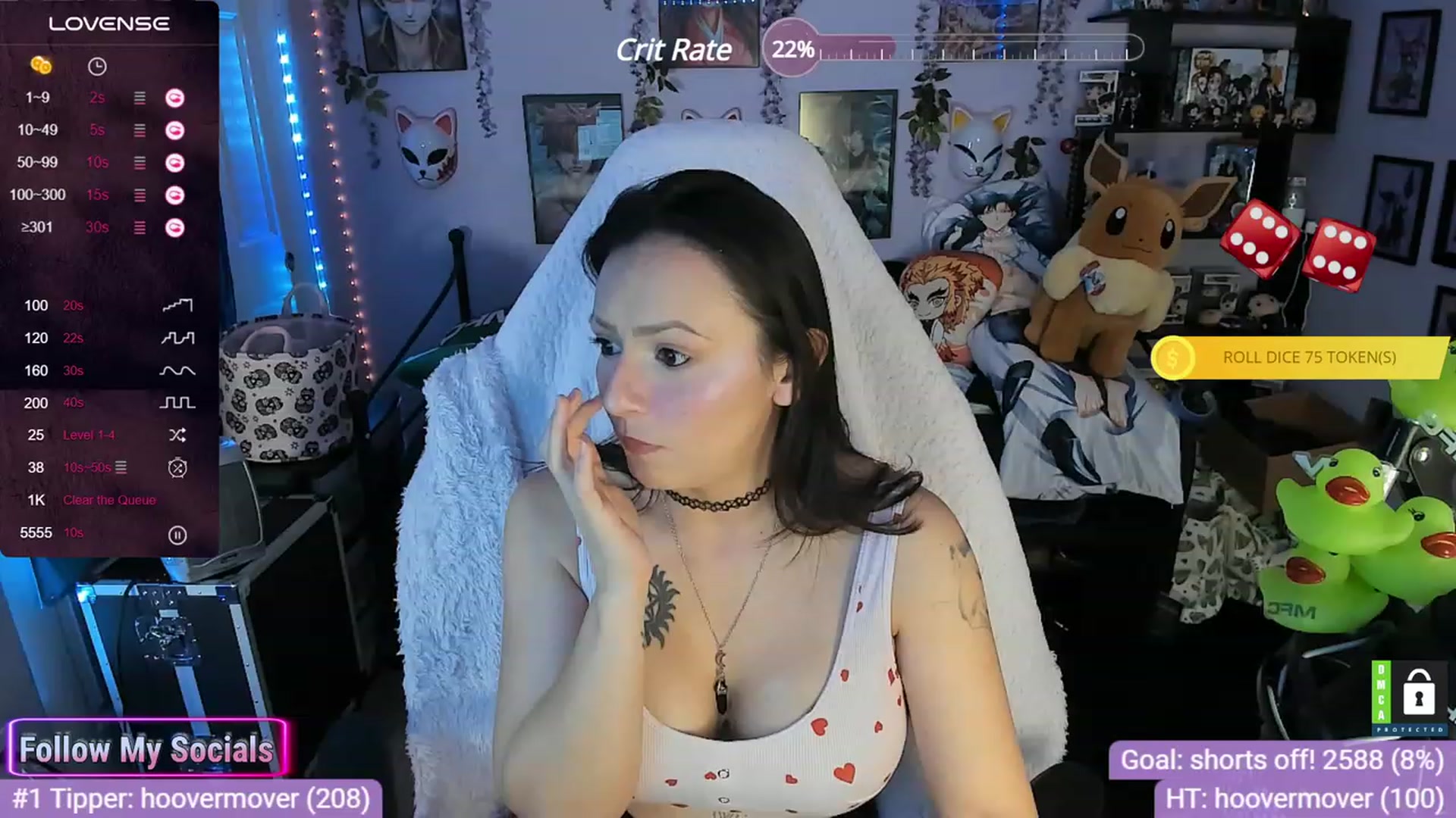 Gallery image thumbnail from Alyx_Singer's myfreecams stream on, 12/01/2023, 21:58 image 20 of 20