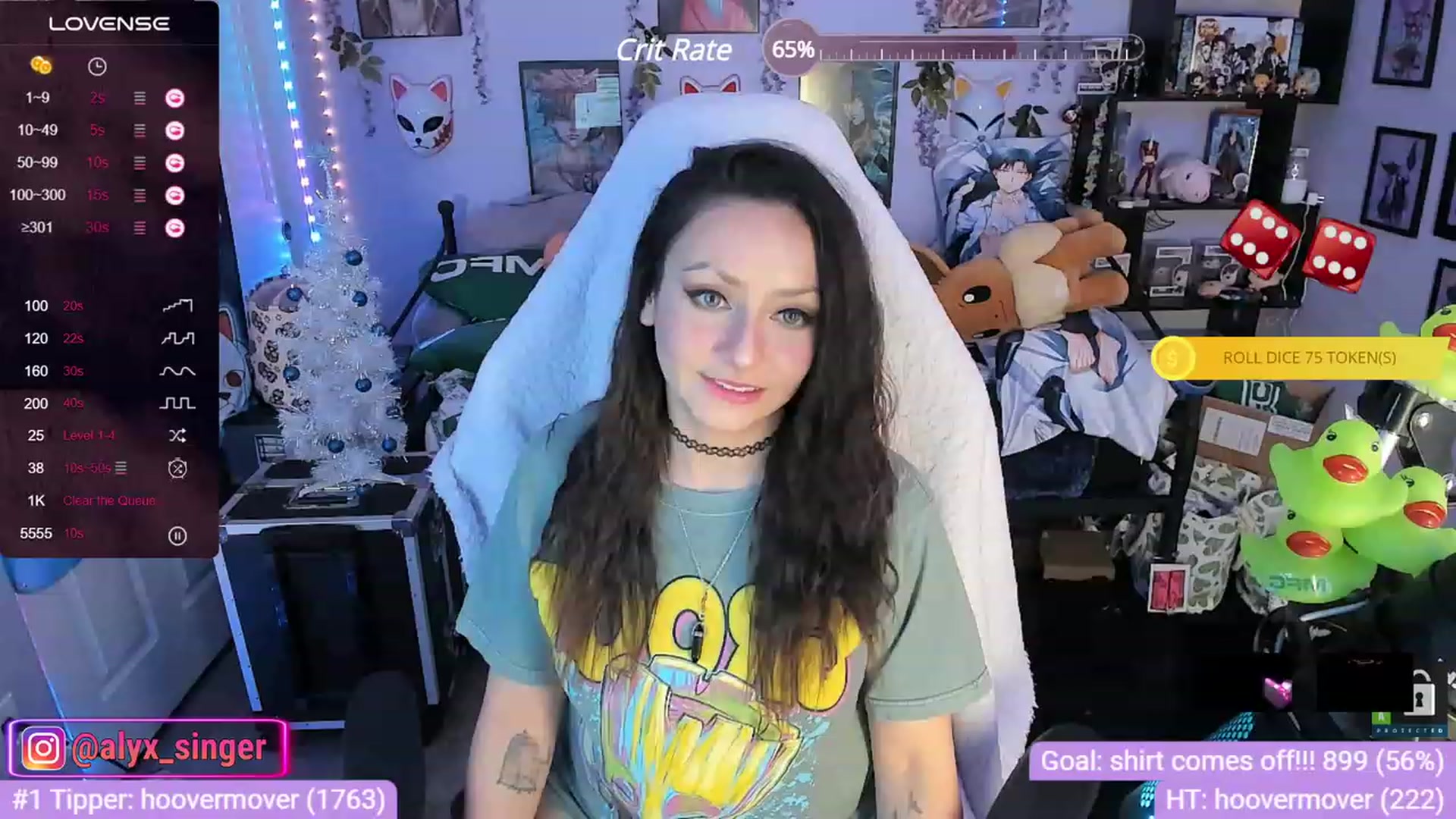 Gallery image thumbnail from Alyx_Singer's myfreecams stream on, 12/04/2023, 22:02 image 15 of 20