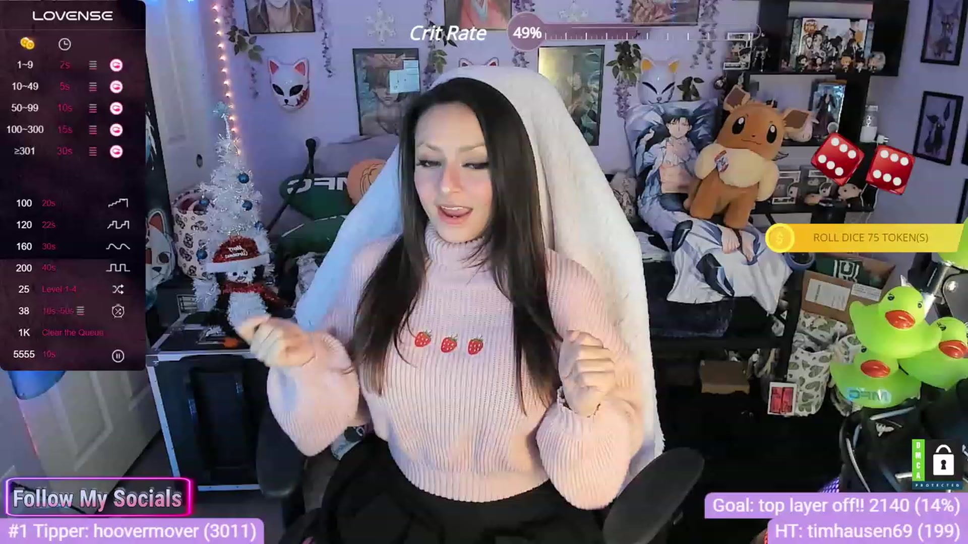 Gallery image thumbnail from Alyx_Singer's myfreecams stream on, 12/05/2023, 20:46 image 2 of 20