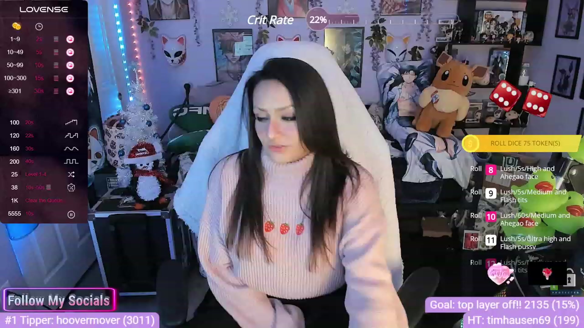 Gallery image thumbnail from Alyx_Singer's myfreecams stream on, 12/05/2023, 20:46 image 5 of 20