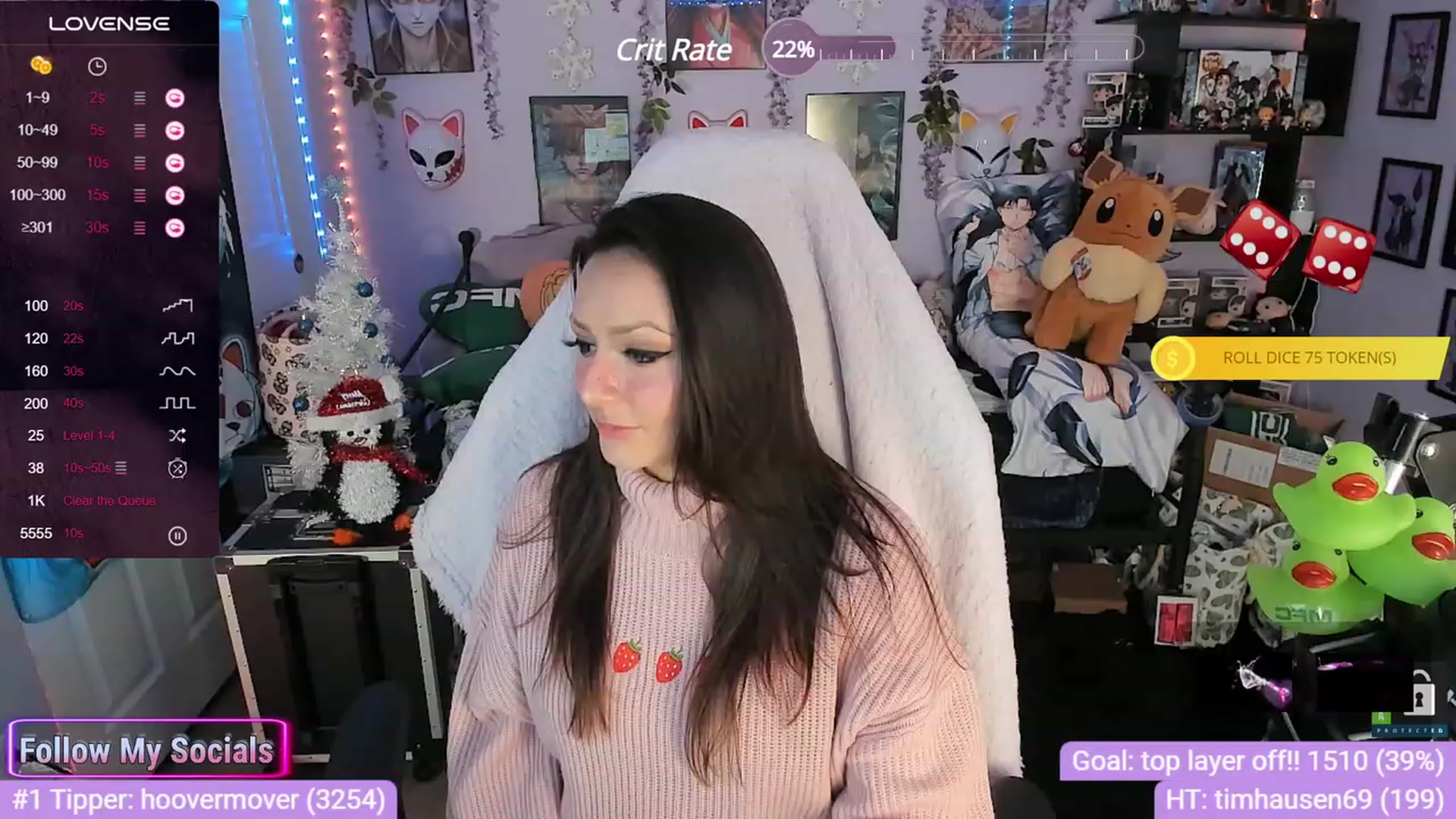 Gallery image thumbnail from Alyx_Singer's myfreecams stream on, 12/05/2023, 20:46 image 13 of 20