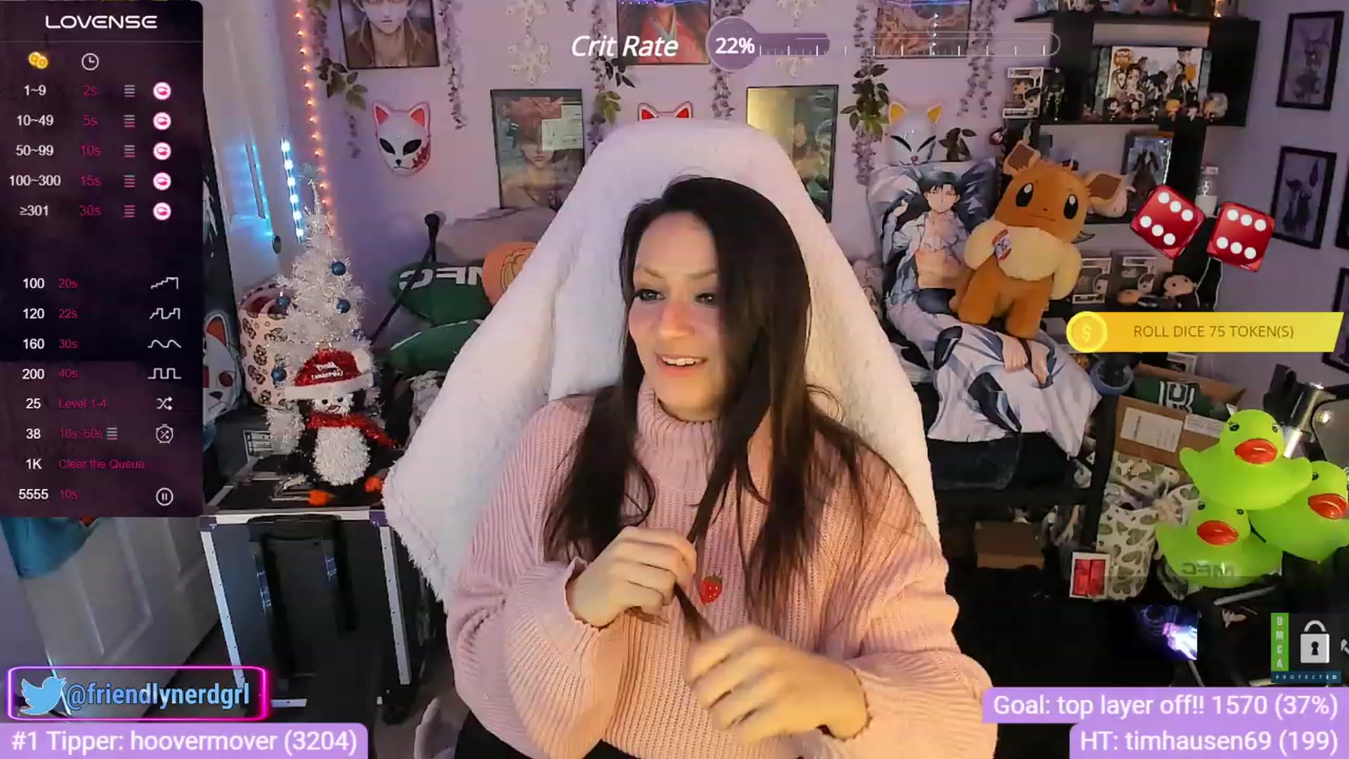 Gallery image thumbnail from Alyx_Singer's myfreecams stream on, 12/05/2023, 20:46 image 12 of 20