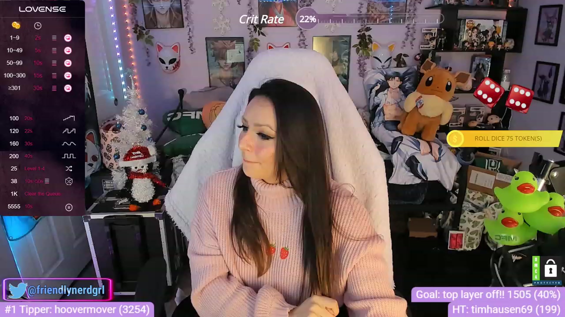 Gallery image thumbnail from Alyx_Singer's myfreecams stream on, 12/05/2023, 20:46 image 17 of 20