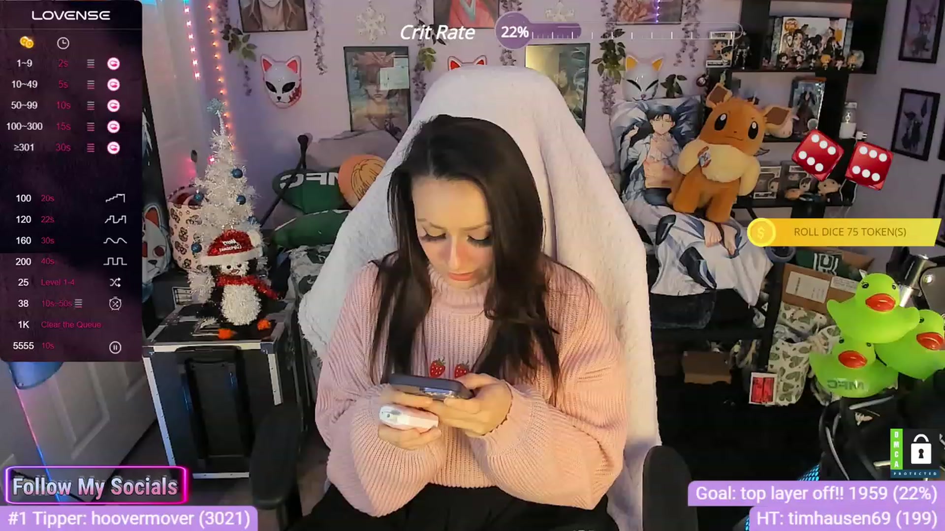 Gallery image thumbnail from Alyx_Singer's myfreecams stream on, 12/05/2023, 20:46 image 7 of 20