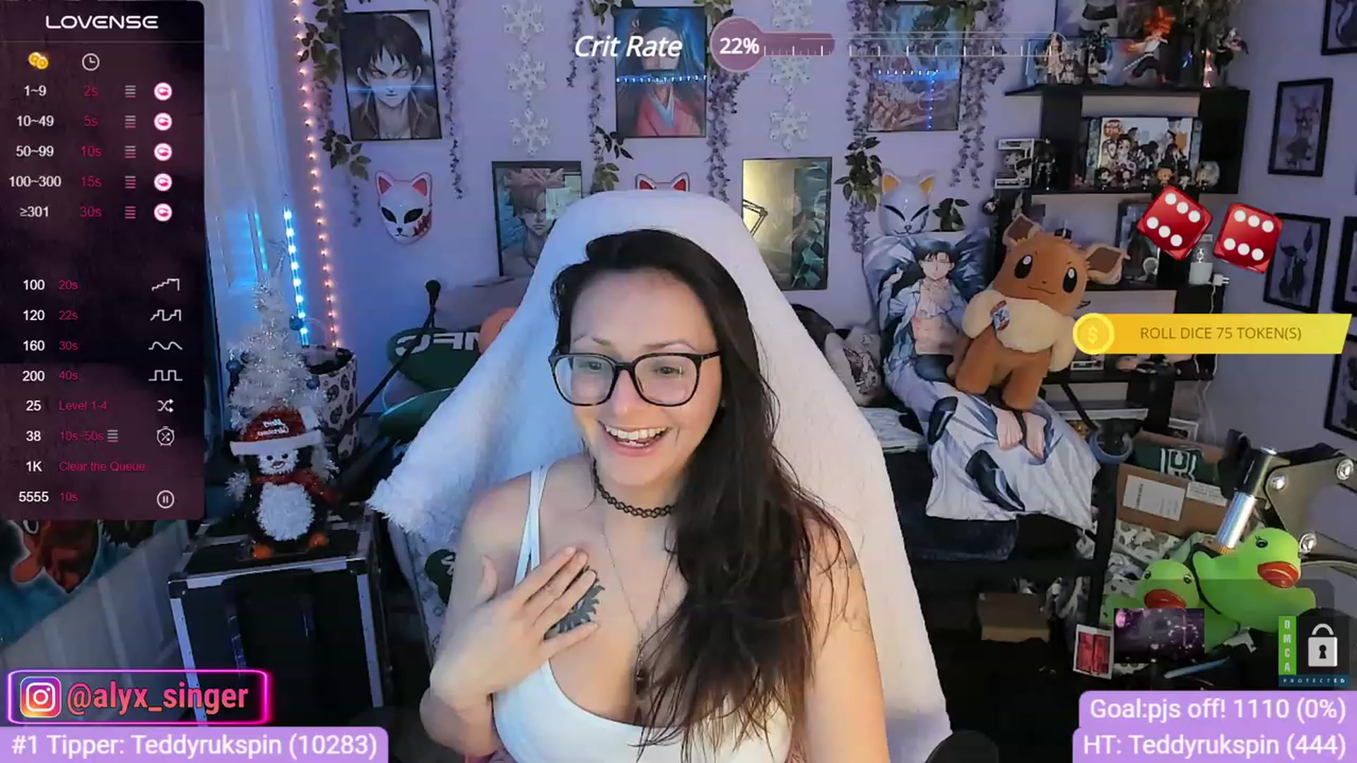 Gallery image thumbnail from Alyx_Singer's myfreecams stream on, 12/07/2023, 05:51 image 10 of 20