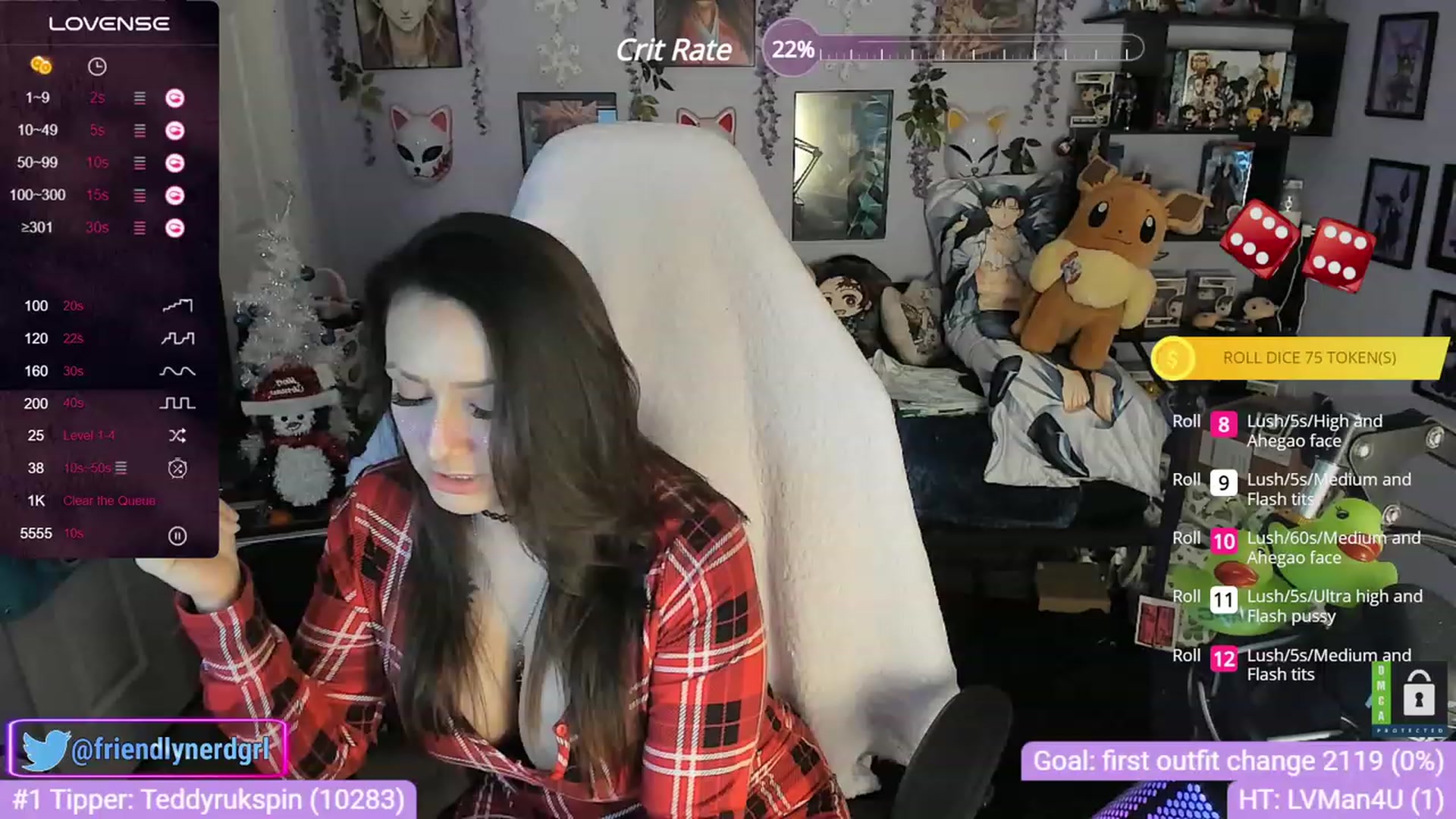 Gallery image thumbnail from Alyx_Singer's myfreecams stream on, 12/07/2023, 20:22 image 7 of 20