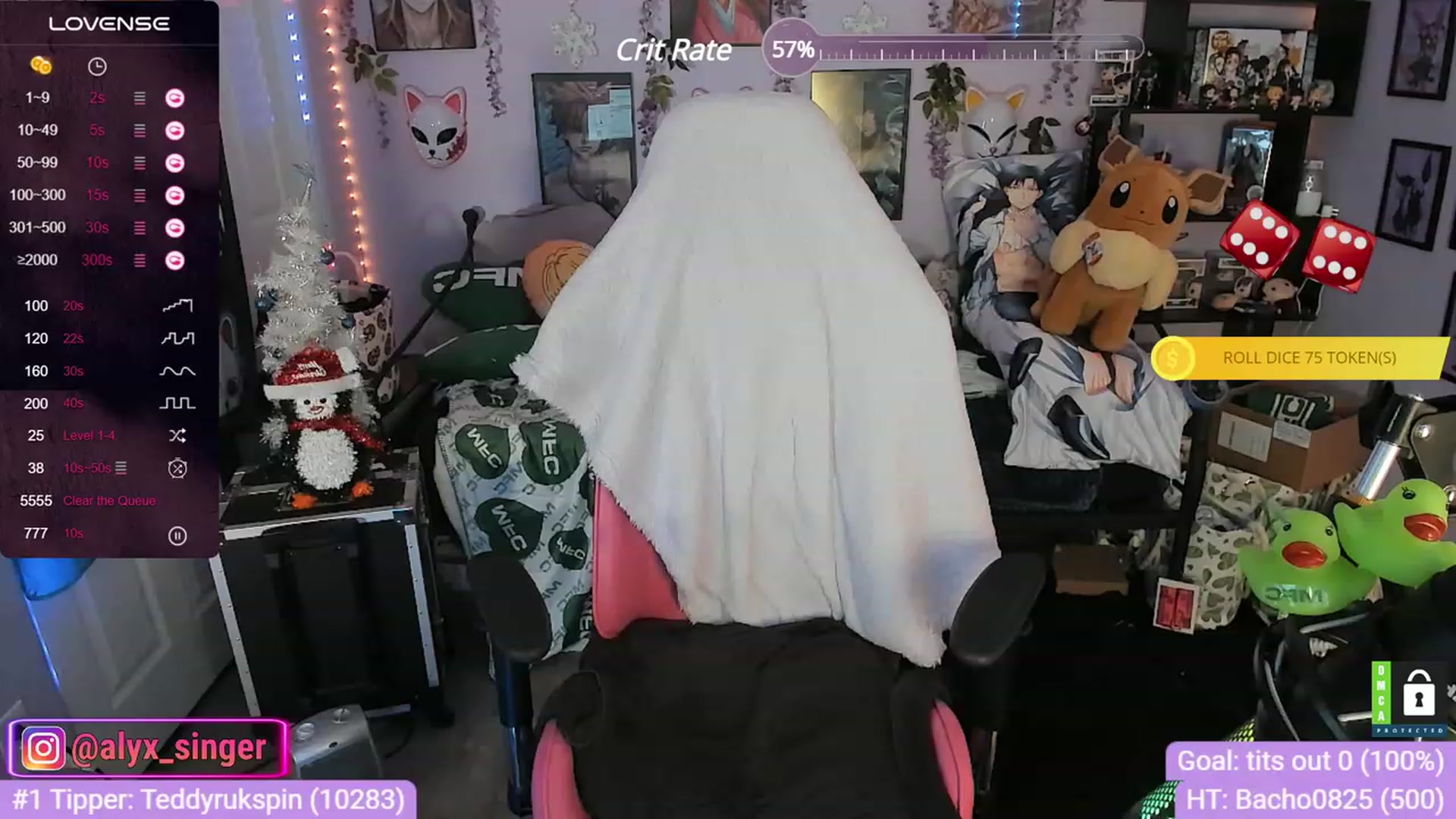 Gallery image thumbnail from Alyx_Singer's myfreecams stream on, 12/08/2023, 07:05 image 10 of 20