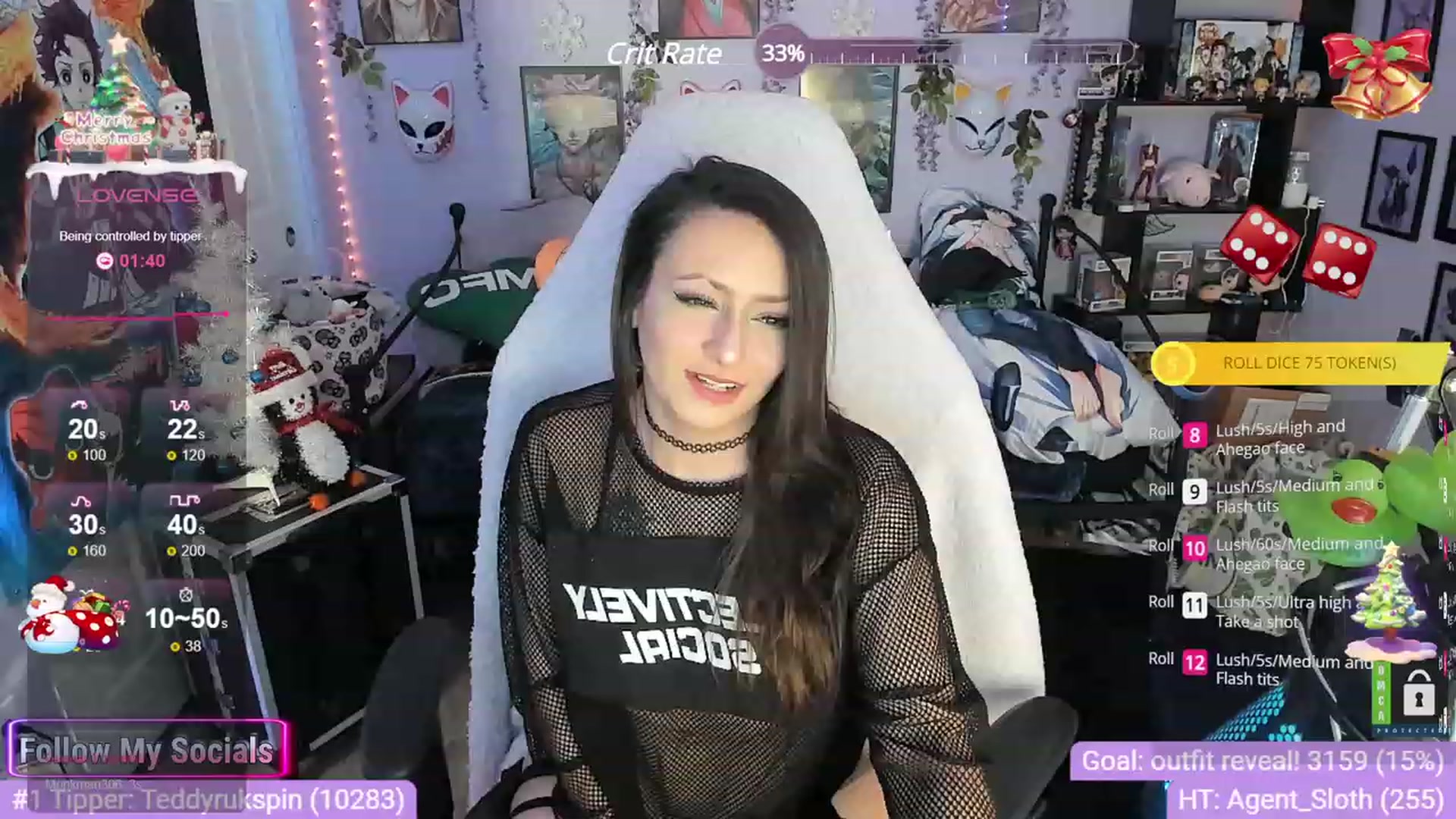 Gallery image thumbnail from Alyx_Singer's myfreecams stream on, 12/21/2023, 19:57 image 8 of 20