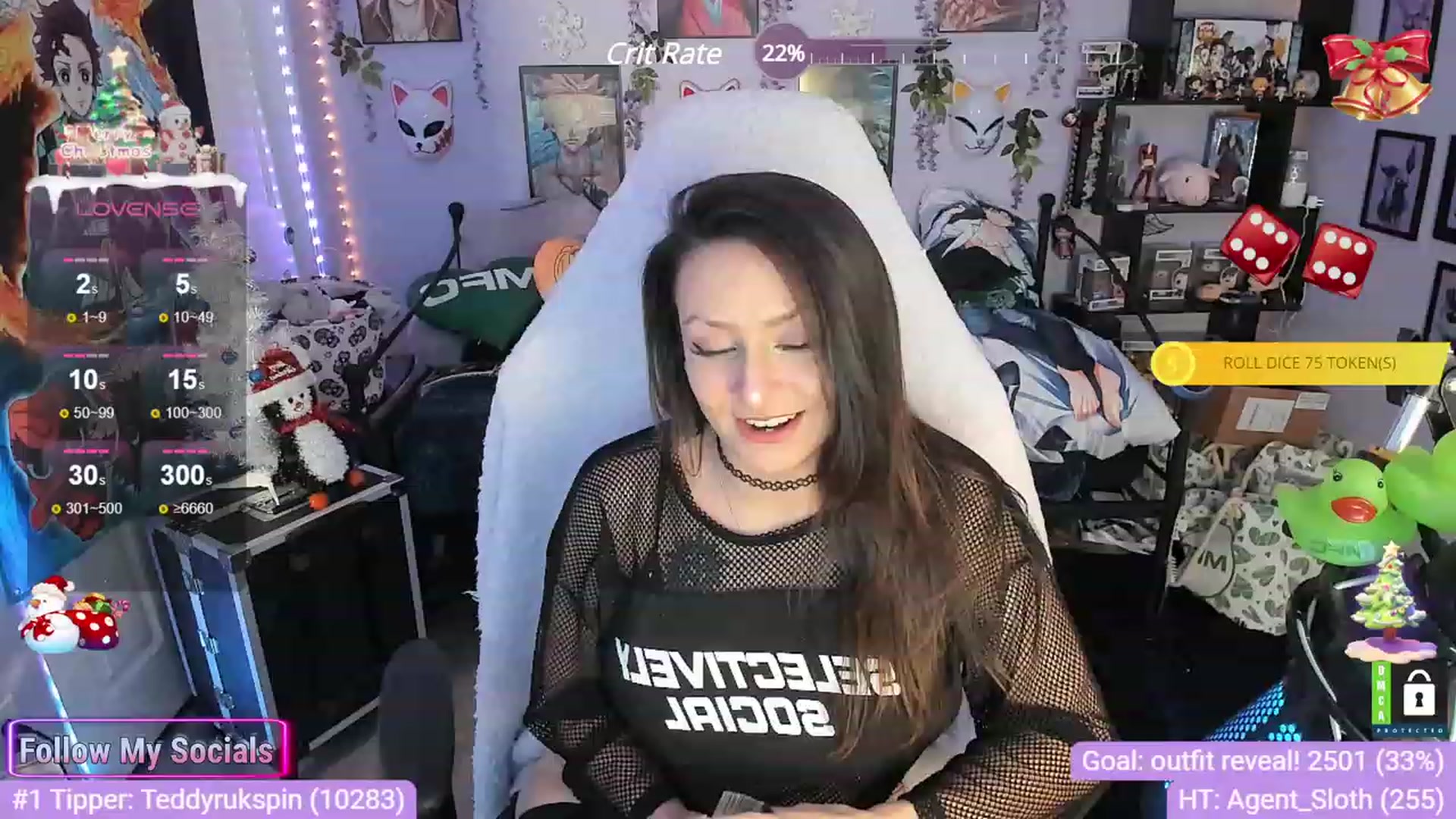 Gallery image thumbnail from Alyx_Singer's myfreecams stream on, 12/21/2023, 19:57 image 17 of 20