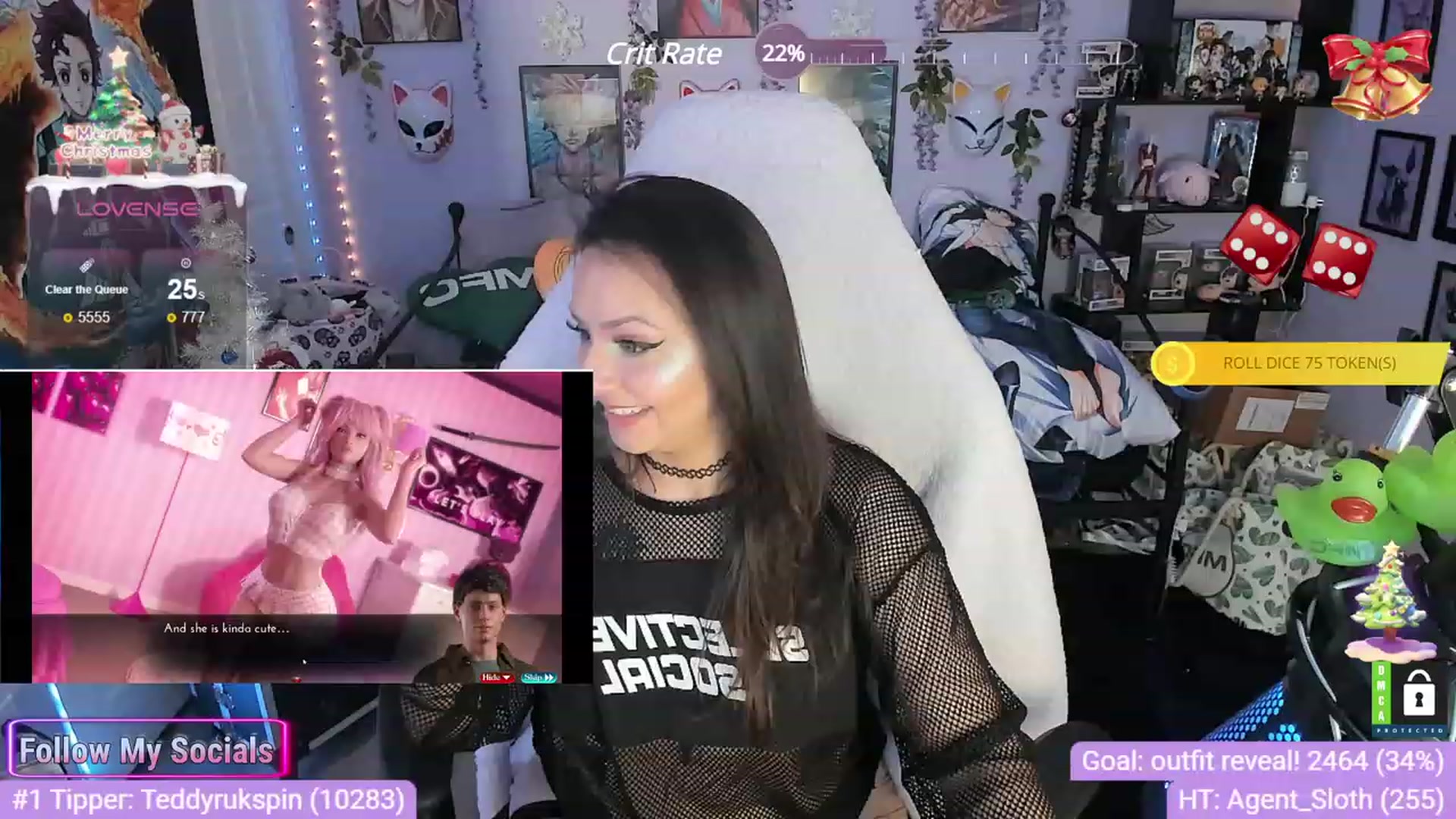 Gallery image thumbnail from Alyx_Singer's myfreecams stream on, 12/21/2023, 19:57 image 20 of 20