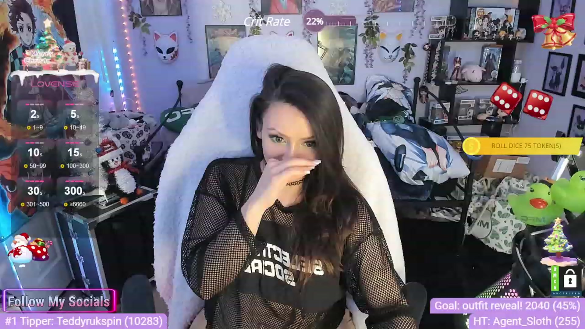 Gallery image thumbnail from Alyx_Singer's myfreecams stream on, 12/21/2023, 21:44 image 9 of 20