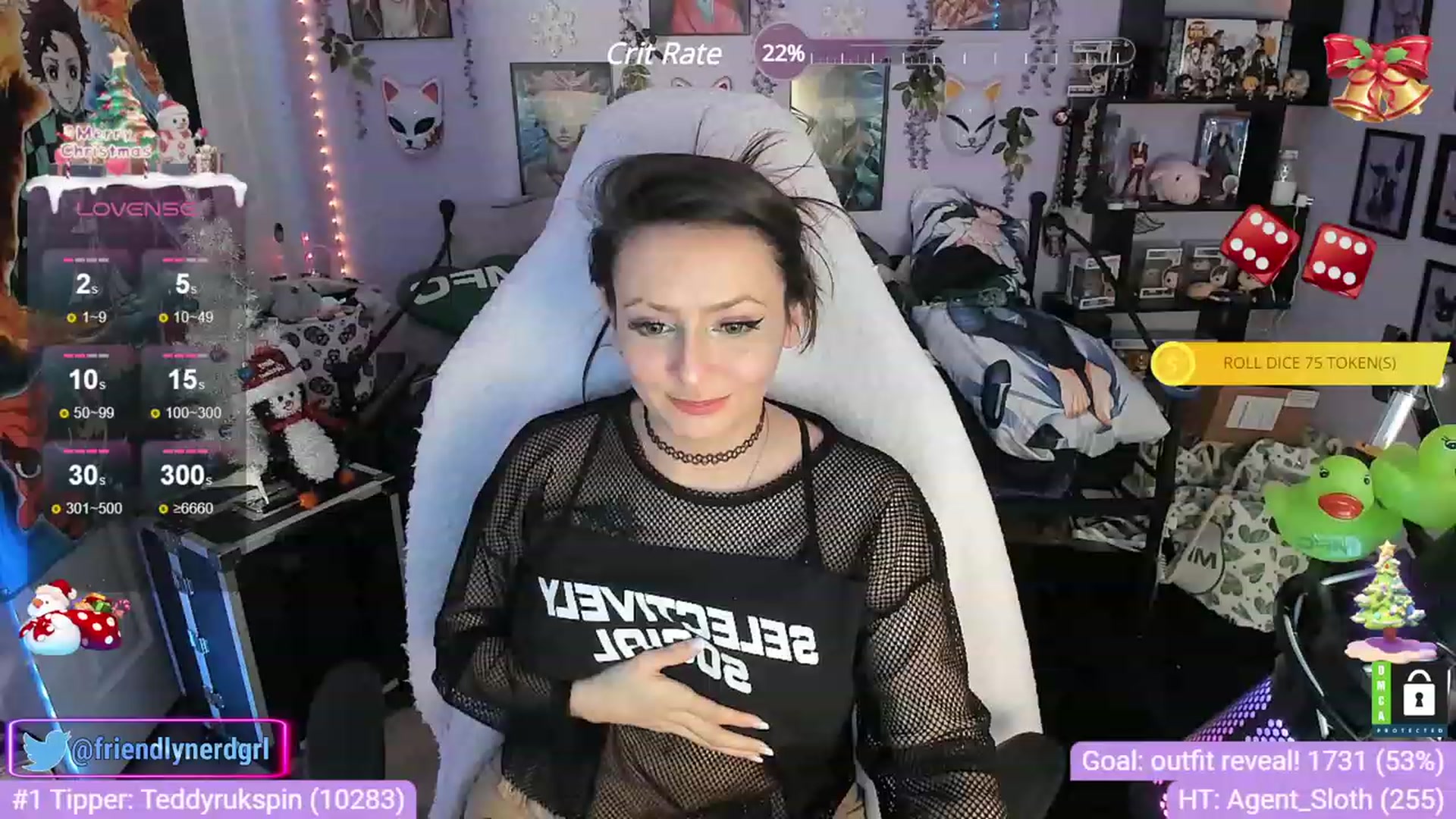 Gallery image thumbnail from Alyx_Singer's myfreecams stream on, 12/21/2023, 21:44 image 20 of 20