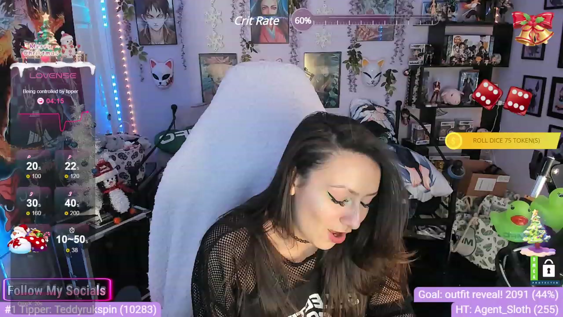 Gallery image thumbnail from Alyx_Singer's myfreecams stream on, 12/21/2023, 21:44 image 4 of 20