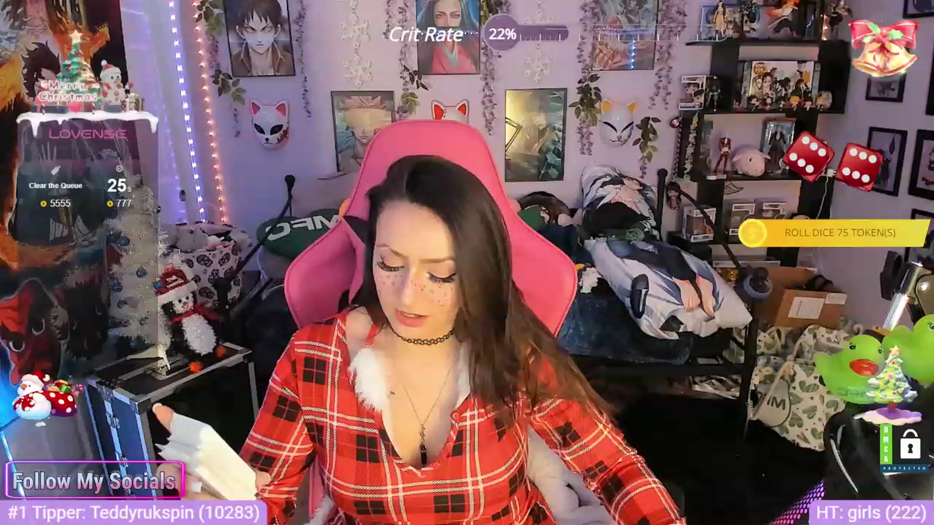 Gallery image thumbnail from Alyx_Singer's myfreecams stream on, 12/22/2023, 19:36 image 12 of 20