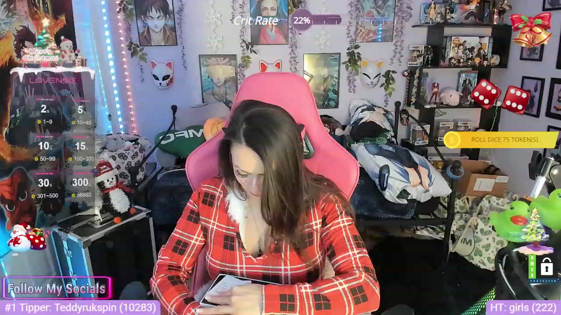Gallery image thumbnail from Alyx_Singer's myfreecams stream on, 12/22/2023, 19:36 image 11 of 20