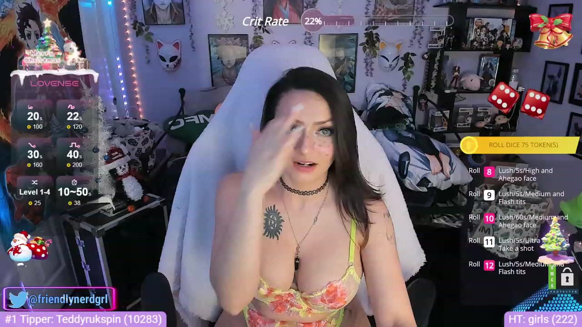Gallery image thumbnail from Alyx_Singer's myfreecams stream on, 12/22/2023, 23:10 image 11 of 20