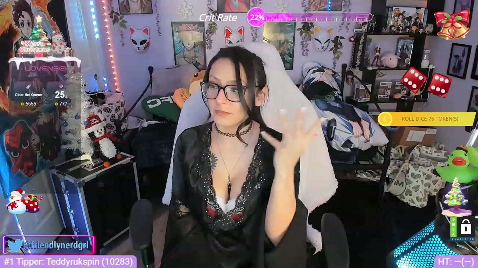 Gallery image thumbnail from Alyx_Singer's myfreecams stream on, 12/25/2023, 05:17 image 10 of 20