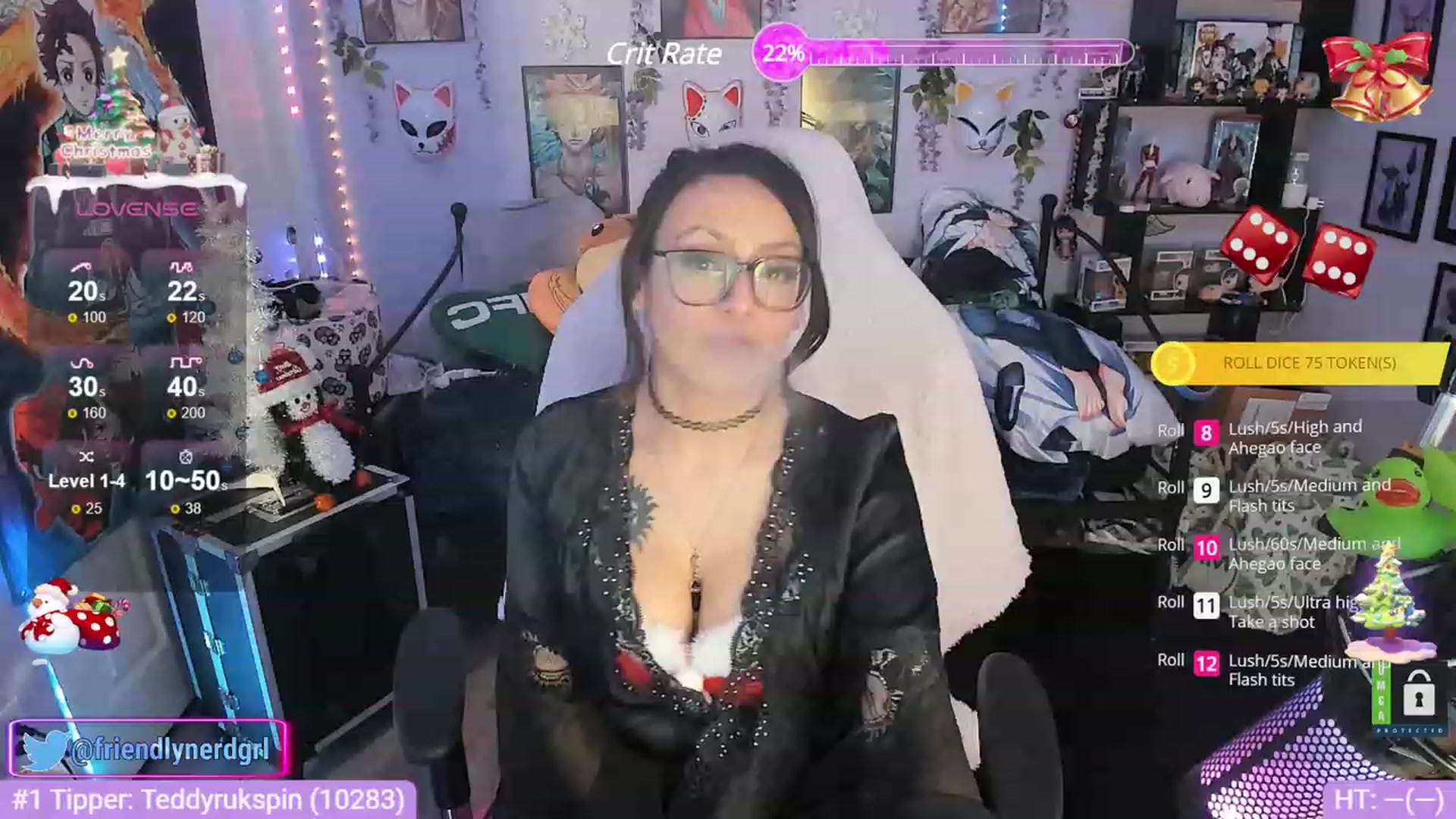 Gallery image thumbnail from Alyx_Singer's myfreecams stream on, 12/25/2023, 05:17 image 15 of 20