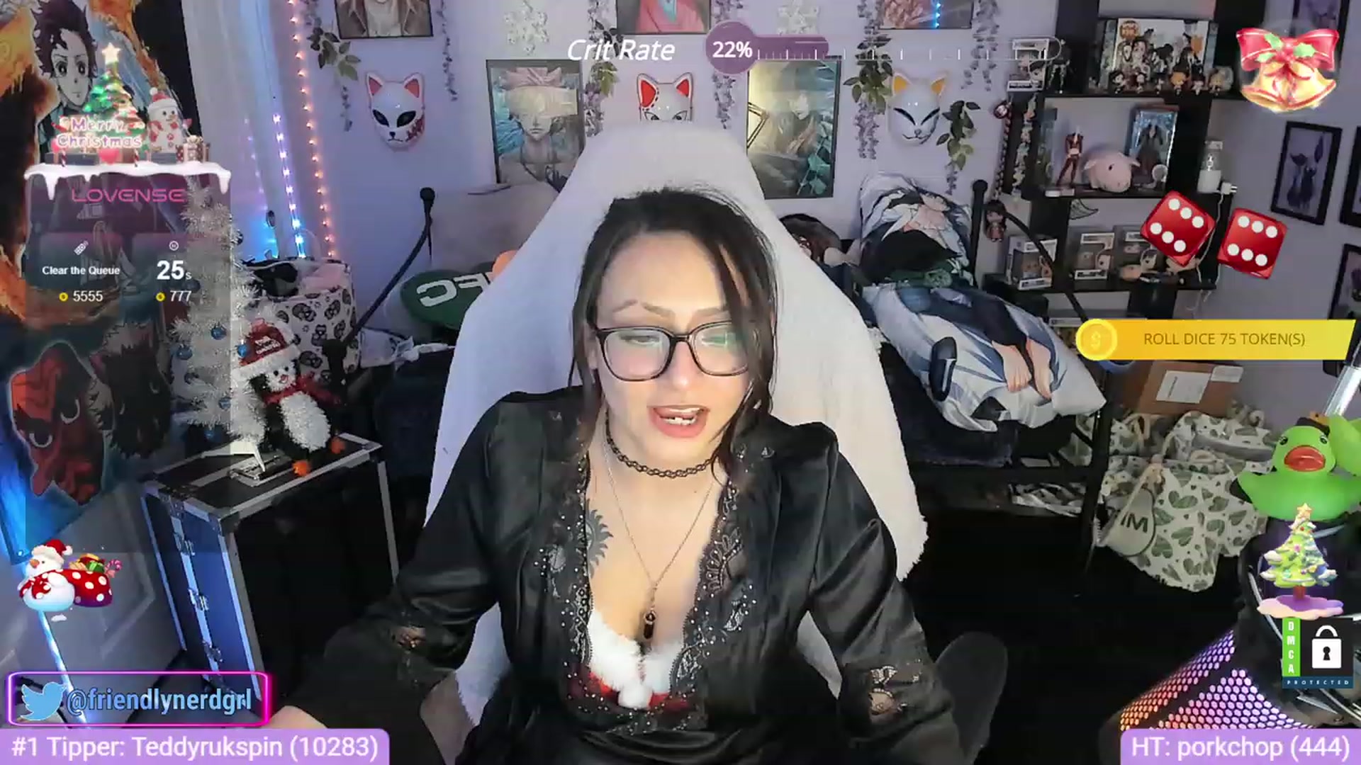 Gallery image thumbnail from Alyx_Singer's myfreecams stream on, 12/25/2023, 07:07 image 9 of 20