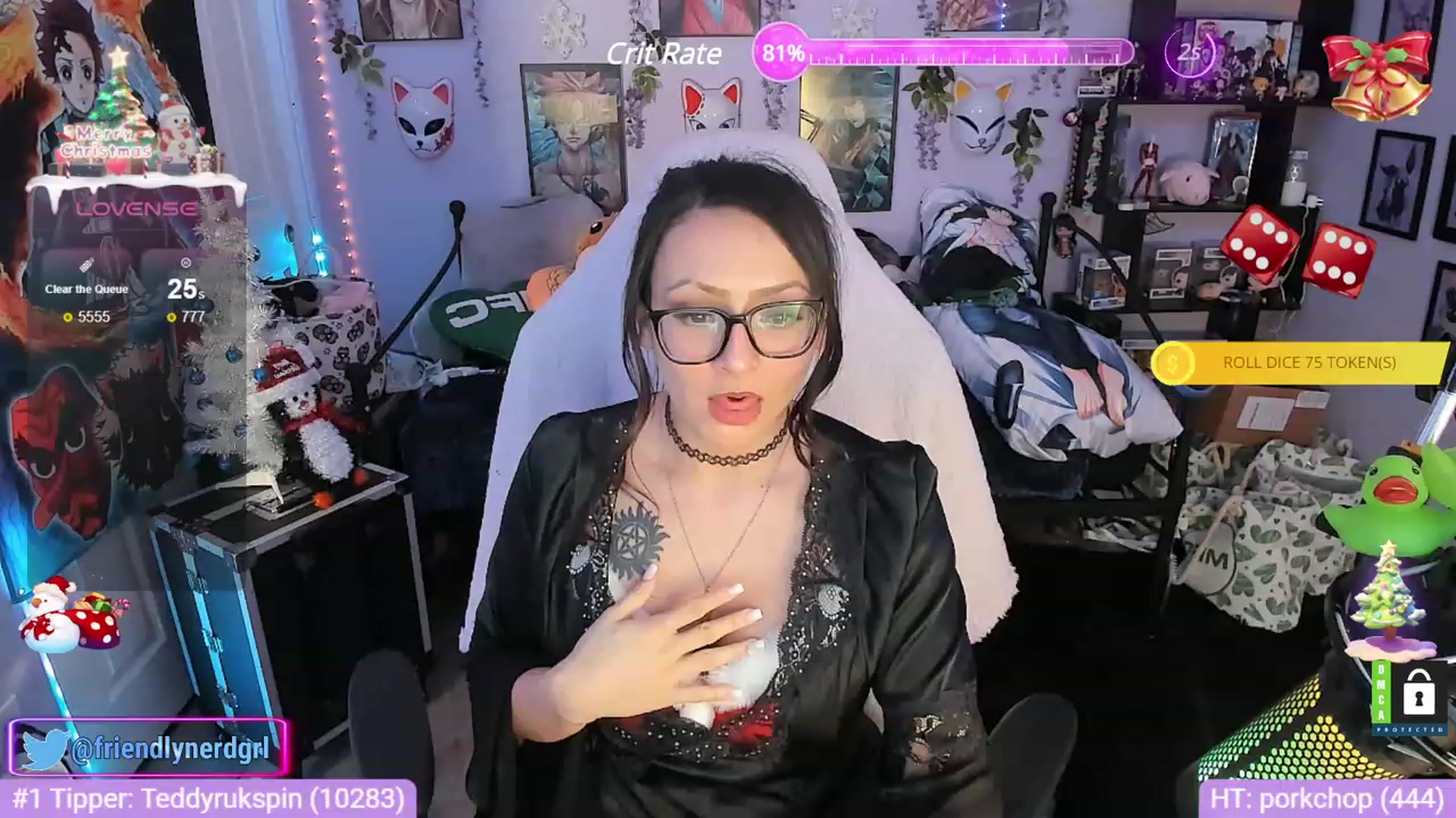 Gallery image thumbnail from Alyx_Singer's myfreecams stream on, 12/25/2023, 07:07 image 7 of 20