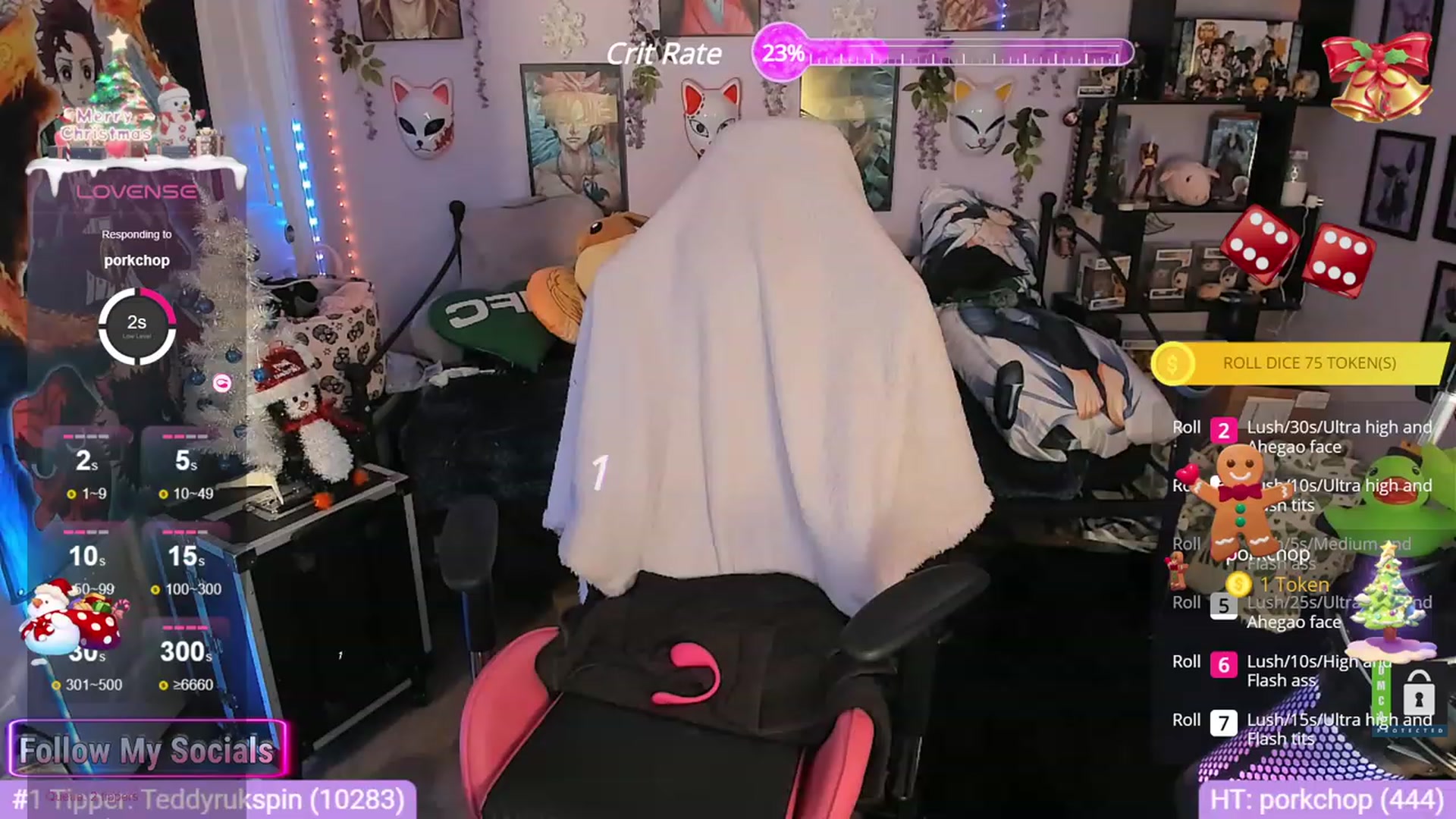 Gallery image thumbnail from Alyx_Singer's myfreecams stream on, 12/25/2023, 07:07 image 11 of 20