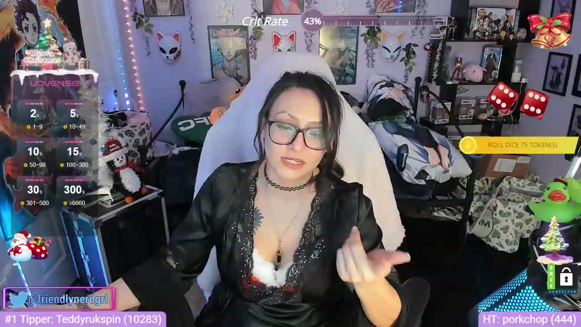 Gallery image thumbnail from Alyx_Singer's myfreecams stream on, 12/25/2023, 07:07 image 8 of 20