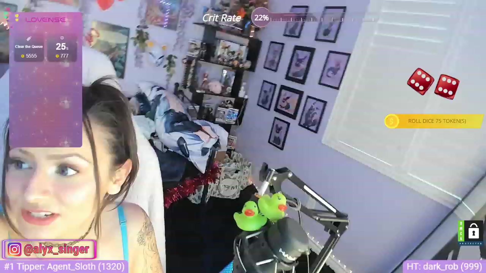 Gallery image thumbnail from Alyx_Singer's myfreecams stream on, 01/02/2024, 20:21 image 15 of 20
