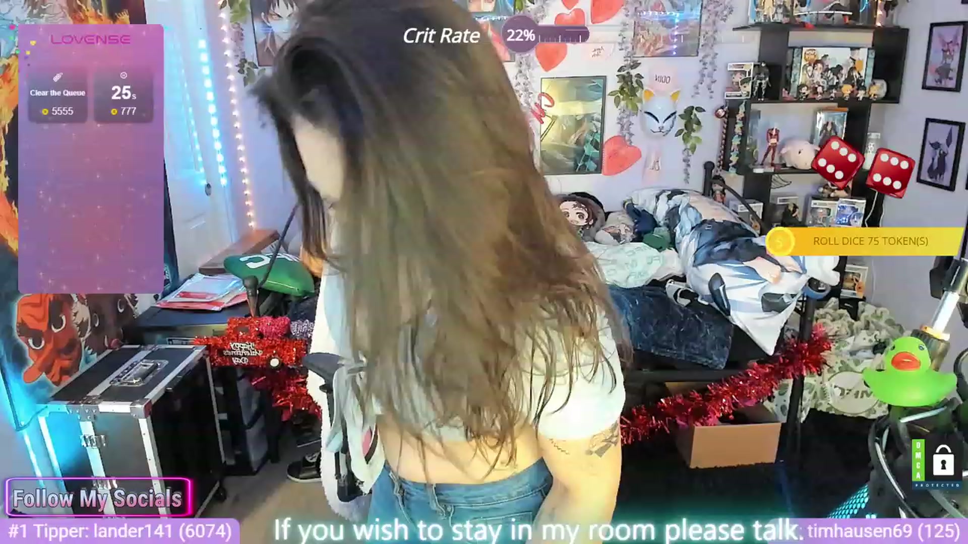Gallery image thumbnail from Alyx_Singer's myfreecams stream on, 01/09/2024, 18:20 image 16 of 20