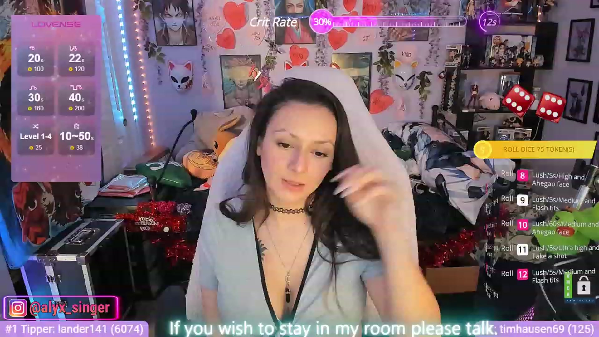 Gallery image thumbnail from Alyx_Singer's myfreecams stream on, 01/09/2024, 19:43 image 10 of 20