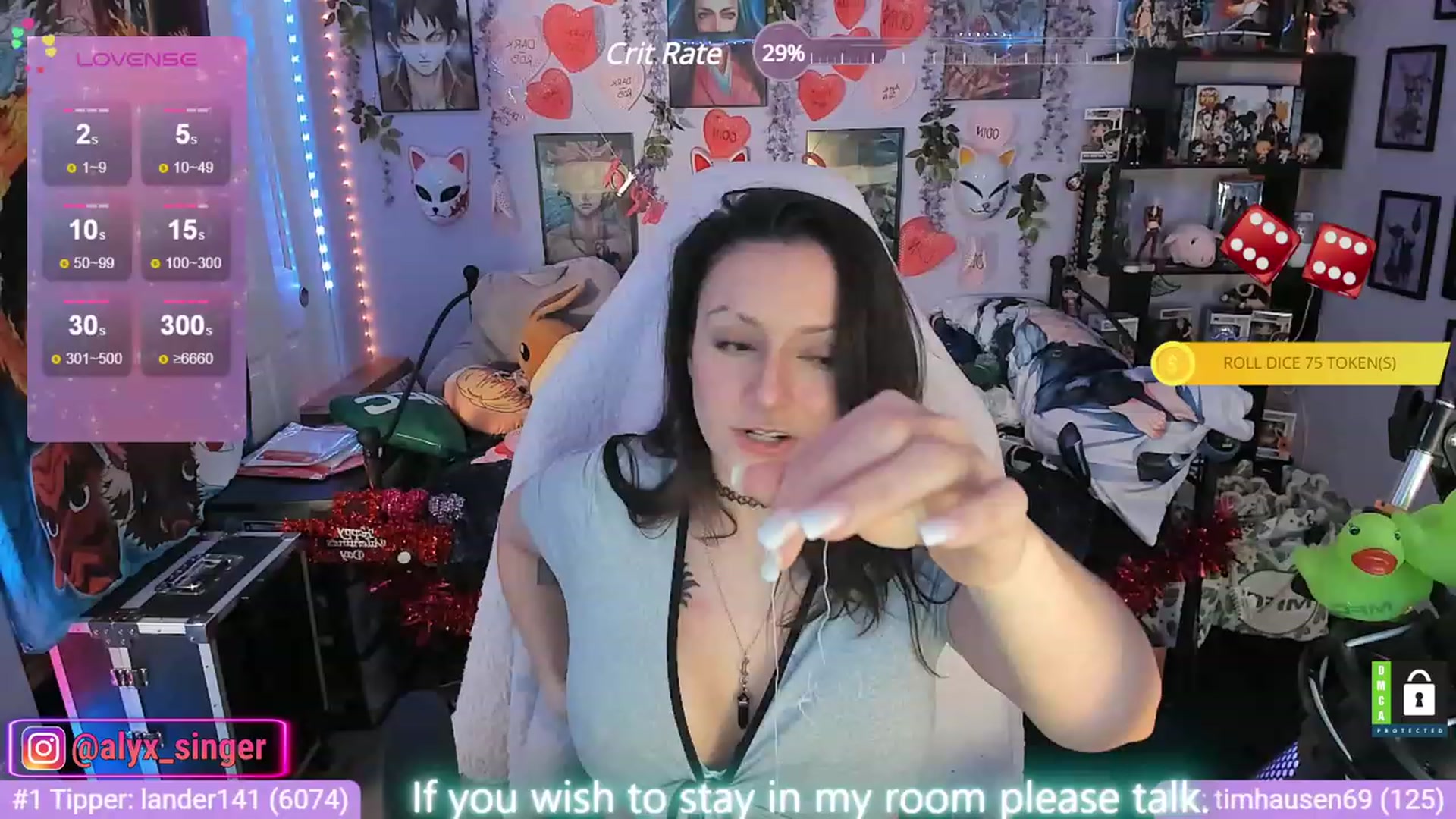Gallery image thumbnail from Alyx_Singer's myfreecams stream on, 01/09/2024, 19:43 image 9 of 20