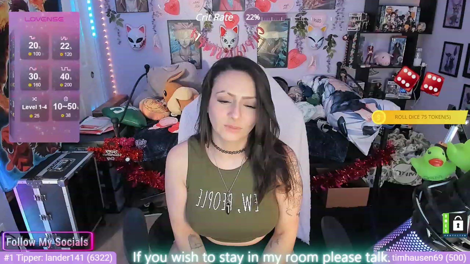 Gallery image thumbnail from Alyx_Singer's myfreecams stream on, 01/10/2024, 22:18 image 4 of 20