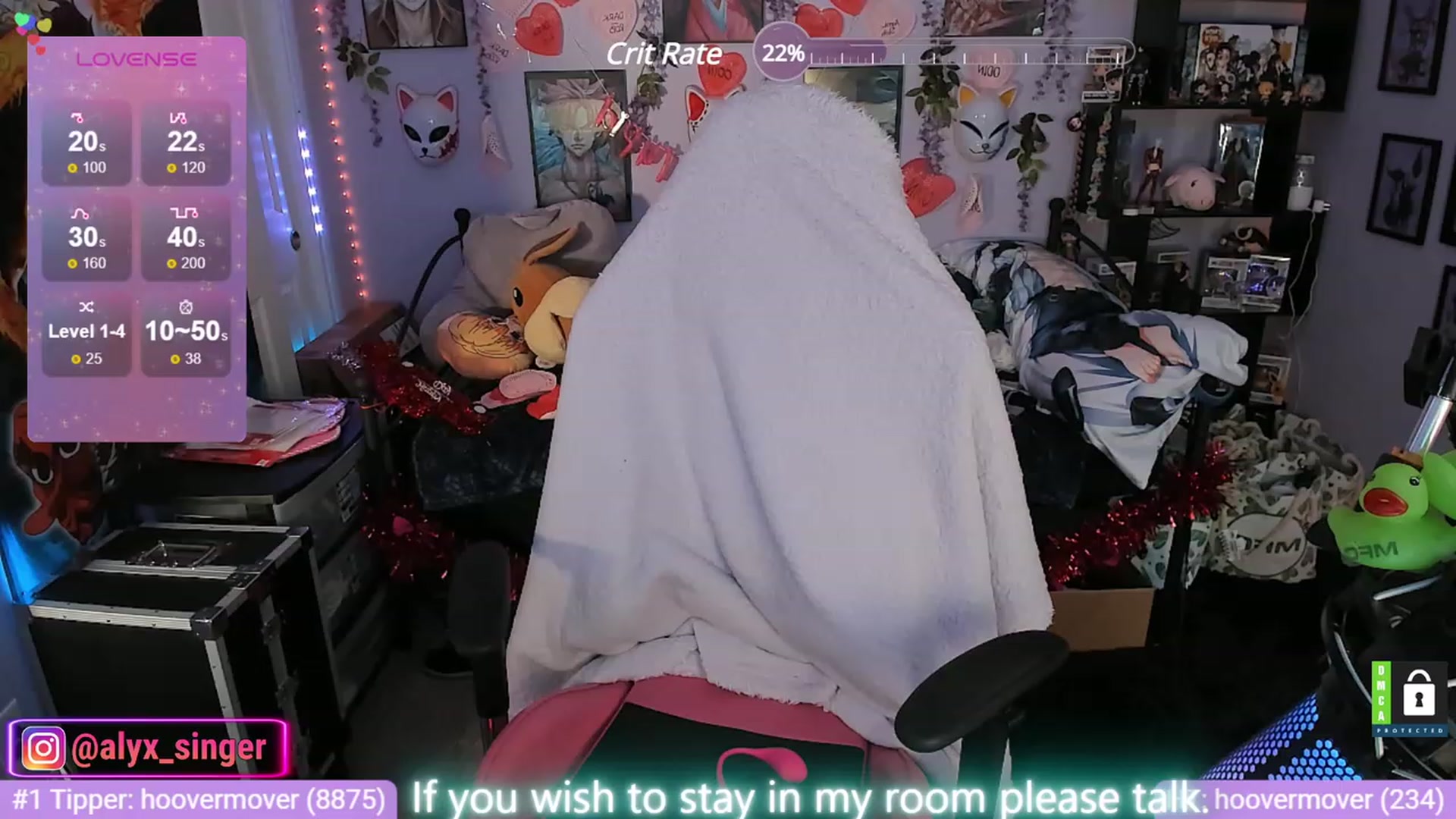 Gallery image thumbnail from Alyx_Singer's myfreecams stream on, 01/15/2024, 22:07 image 3 of 20