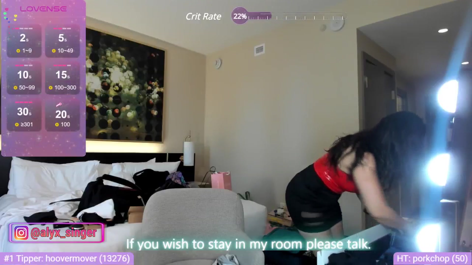 Gallery image thumbnail from Alyx_Singer's myfreecams stream on, 01/27/2024, 22:36 image 17 of 20