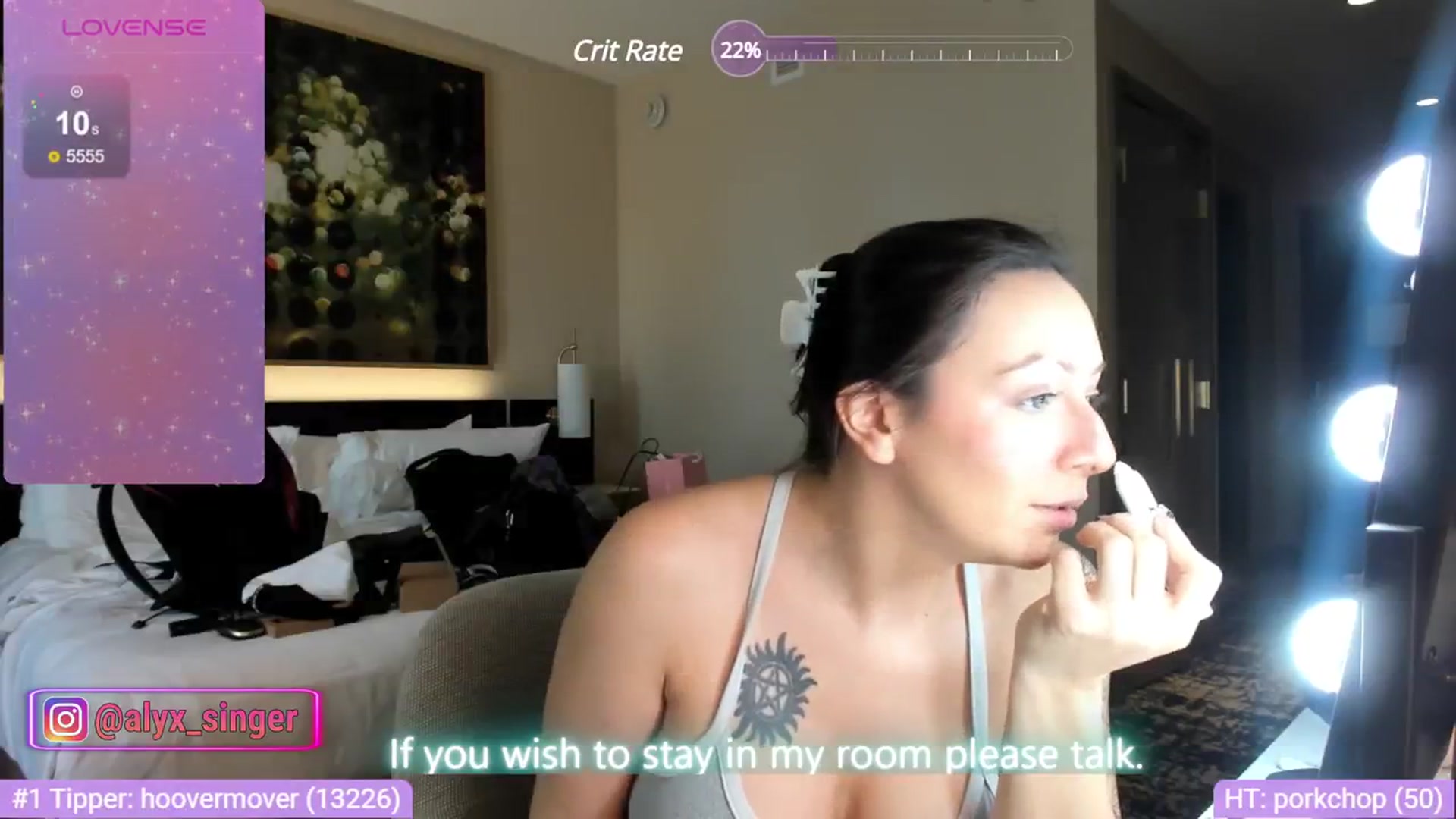 Gallery image thumbnail from Alyx_Singer's myfreecams stream on, 01/27/2024, 22:36 image 5 of 20