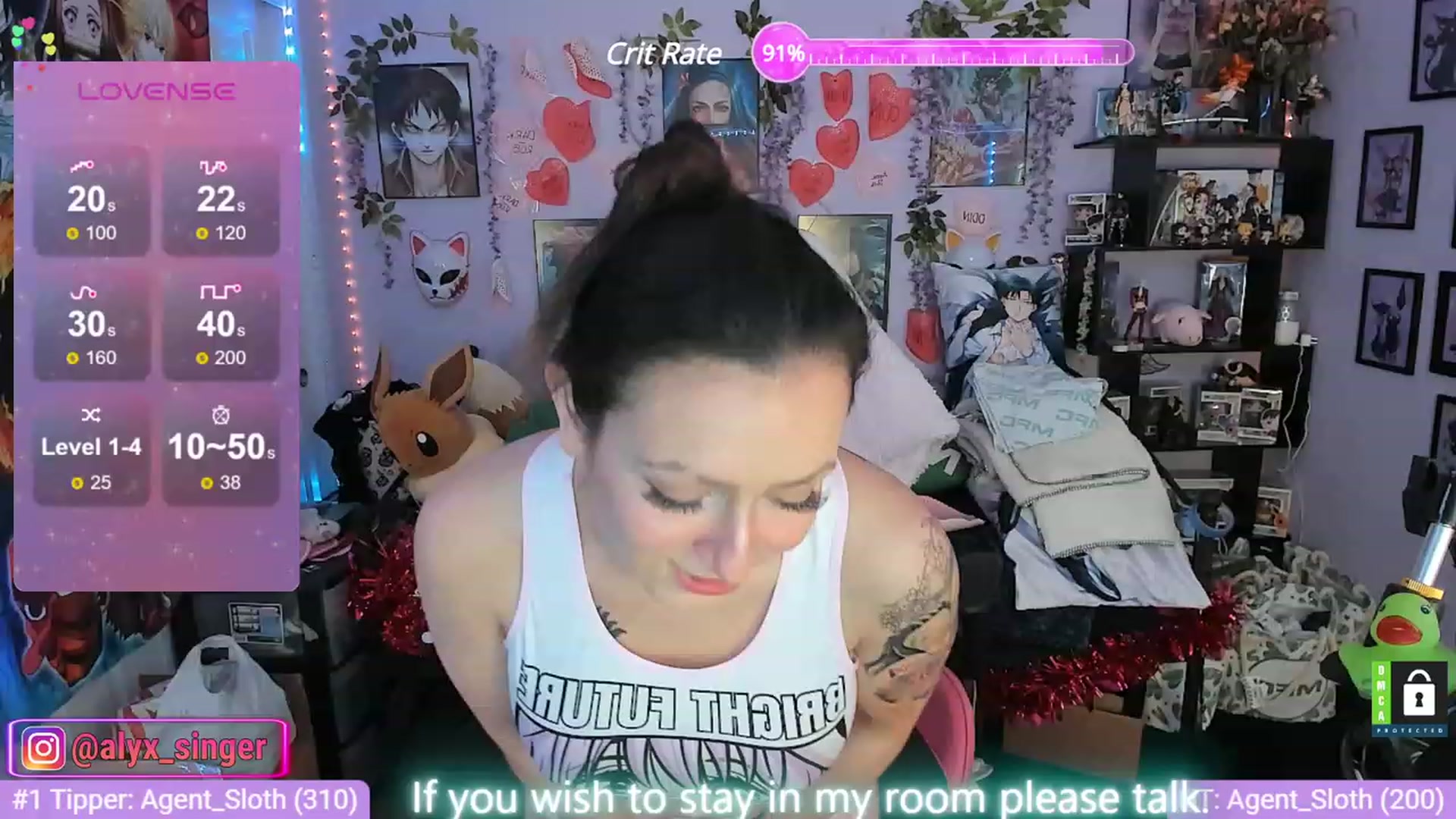 Gallery image thumbnail from Alyx_Singer's myfreecams stream on, 02/05/2024, 19:41 image 7 of 20