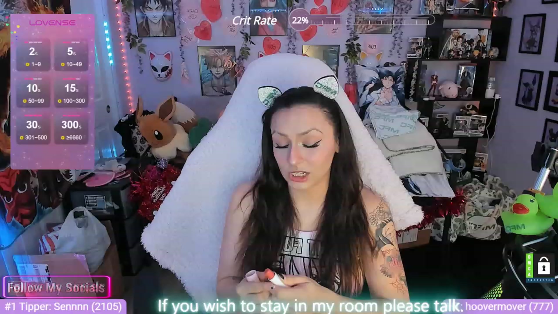Gallery image thumbnail from Alyx_Singer's myfreecams stream on, 02/05/2024, 22:09 image 20 of 20