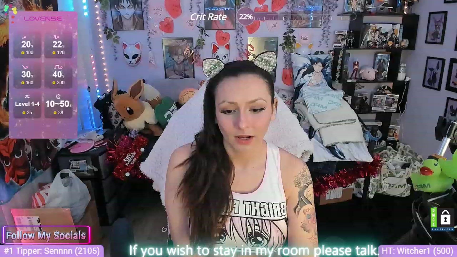 Gallery image thumbnail from Alyx_Singer's myfreecams stream on, 02/05/2024, 22:09 image 10 of 20