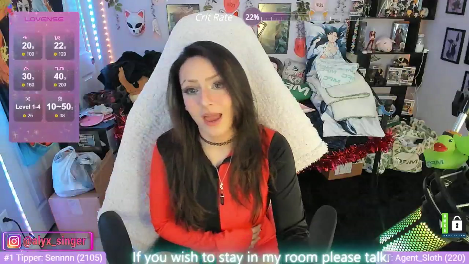 Gallery image thumbnail from Alyx_Singer's myfreecams stream on, 02/06/2024, 20:29 image 3 of 20