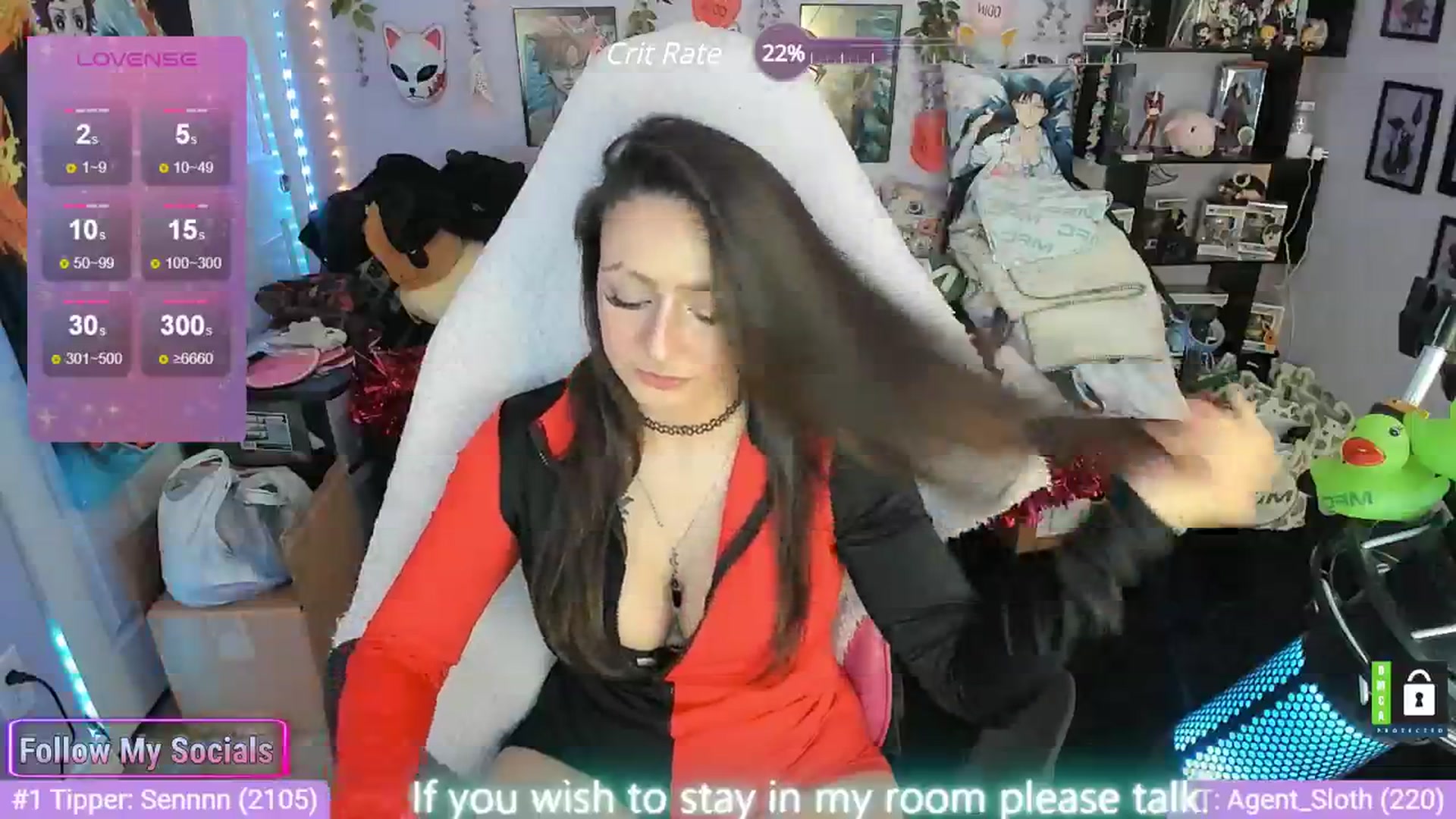Gallery image thumbnail from Alyx_Singer's myfreecams stream on, 02/06/2024, 20:29 image 9 of 20
