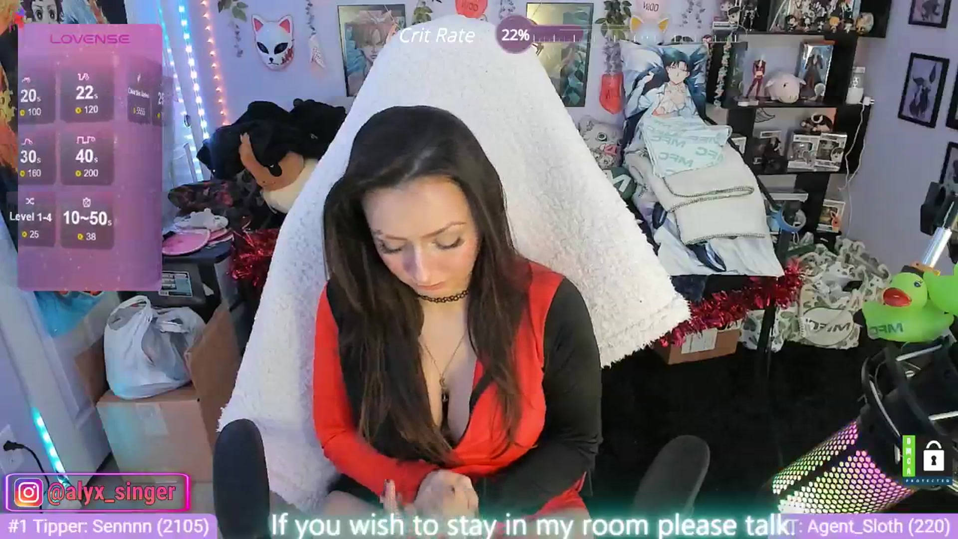 Gallery image thumbnail from Alyx_Singer's myfreecams stream on, 02/06/2024, 20:29 image 10 of 20