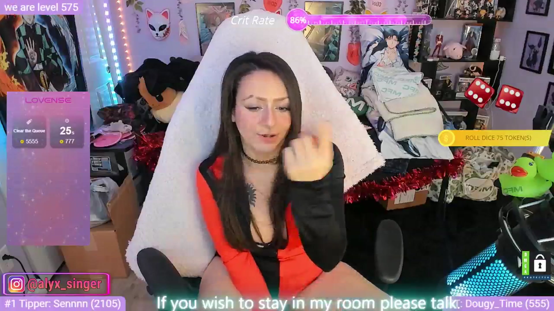 Gallery image thumbnail from Alyx_Singer's myfreecams stream on, 02/06/2024, 21:43 image 20 of 20