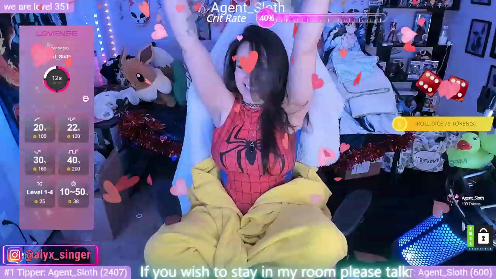Gallery image thumbnail from Alyx_Singer's myfreecams stream on, 02/07/2024, 23:31 image 18 of 20