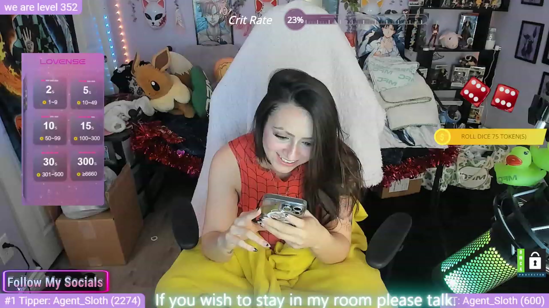 Gallery image thumbnail from Alyx_Singer's myfreecams stream on, 02/07/2024, 23:31 image 12 of 20